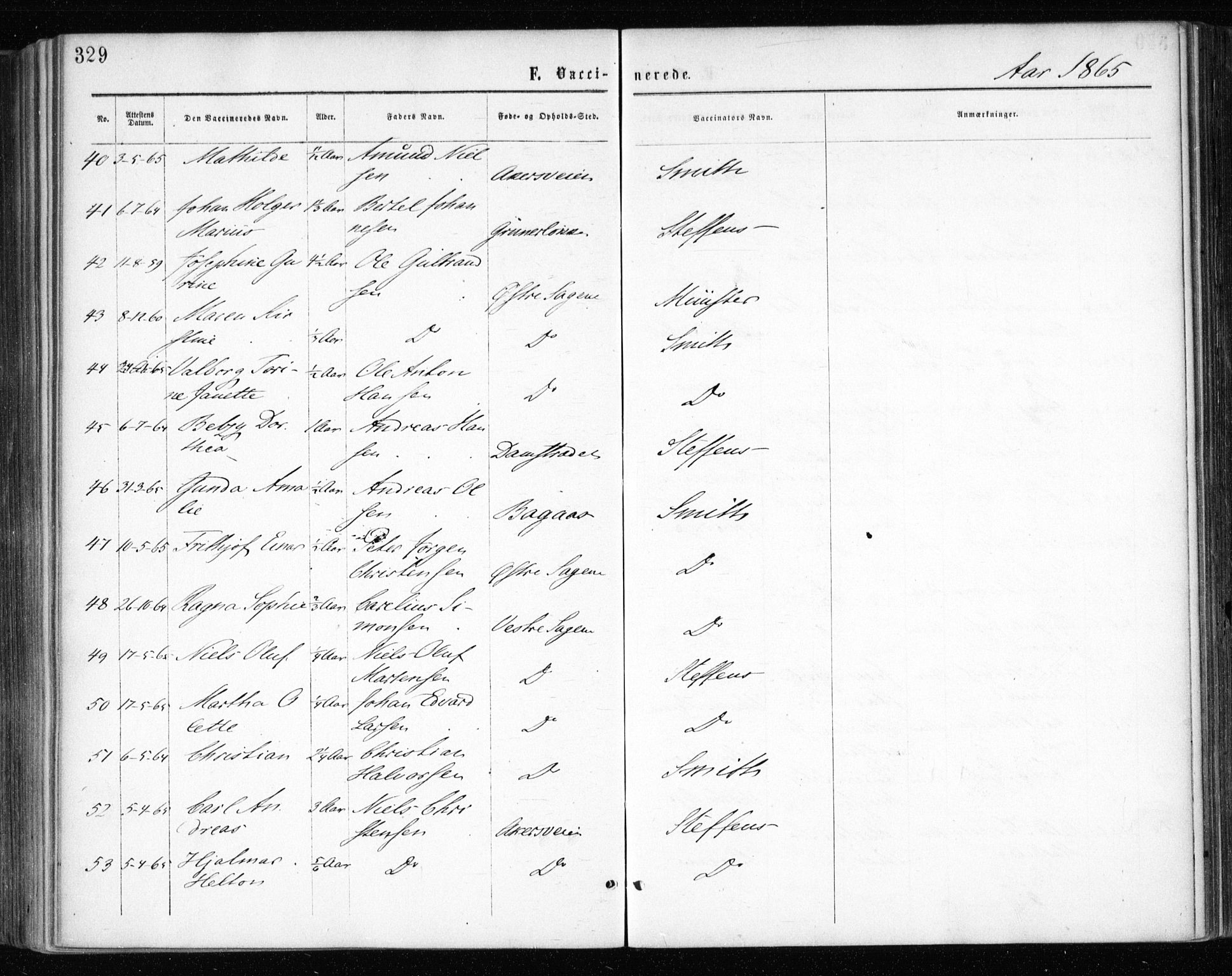 Gamle Aker prestekontor Kirkebøker, SAO/A-10617a/F/L0003: Parish register (official) no. 3, 1865-1873, p. 329