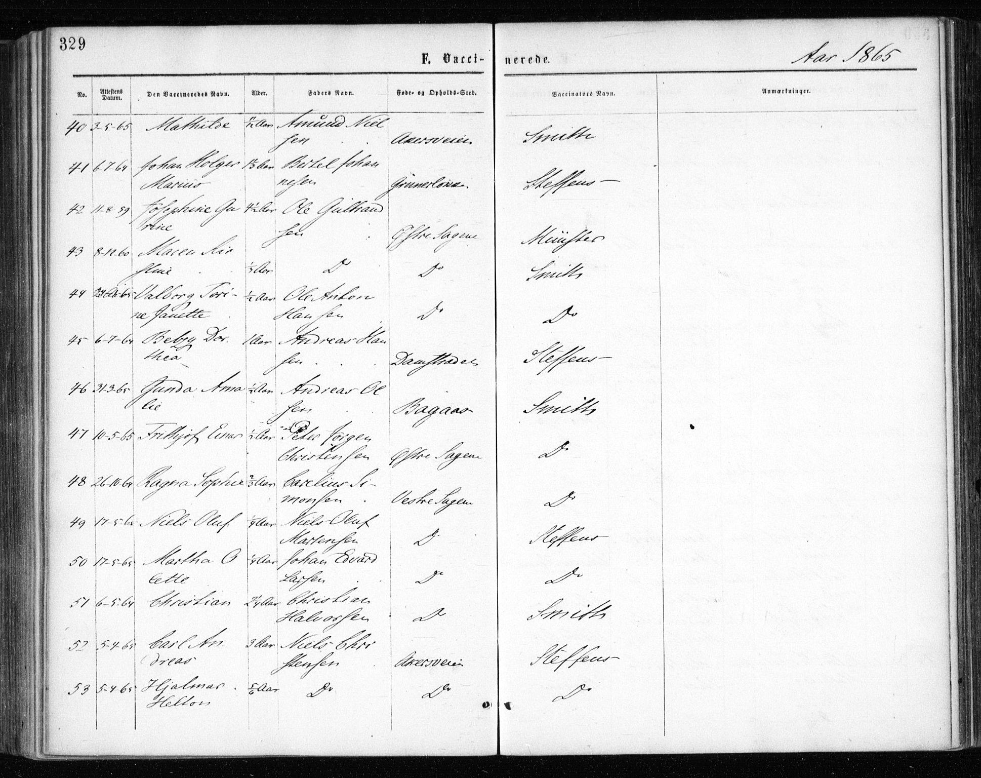 Gamle Aker prestekontor Kirkebøker, AV/SAO-A-10617a/F/L0003: Parish register (official) no. 3, 1865-1873, p. 329