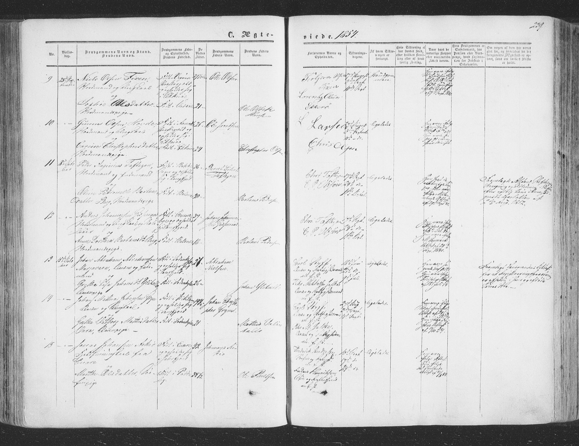 Vadsø sokneprestkontor, AV/SATØ-S-1325/H/Ha/L0004kirke: Parish register (official) no. 4, 1854-1880, p. 239