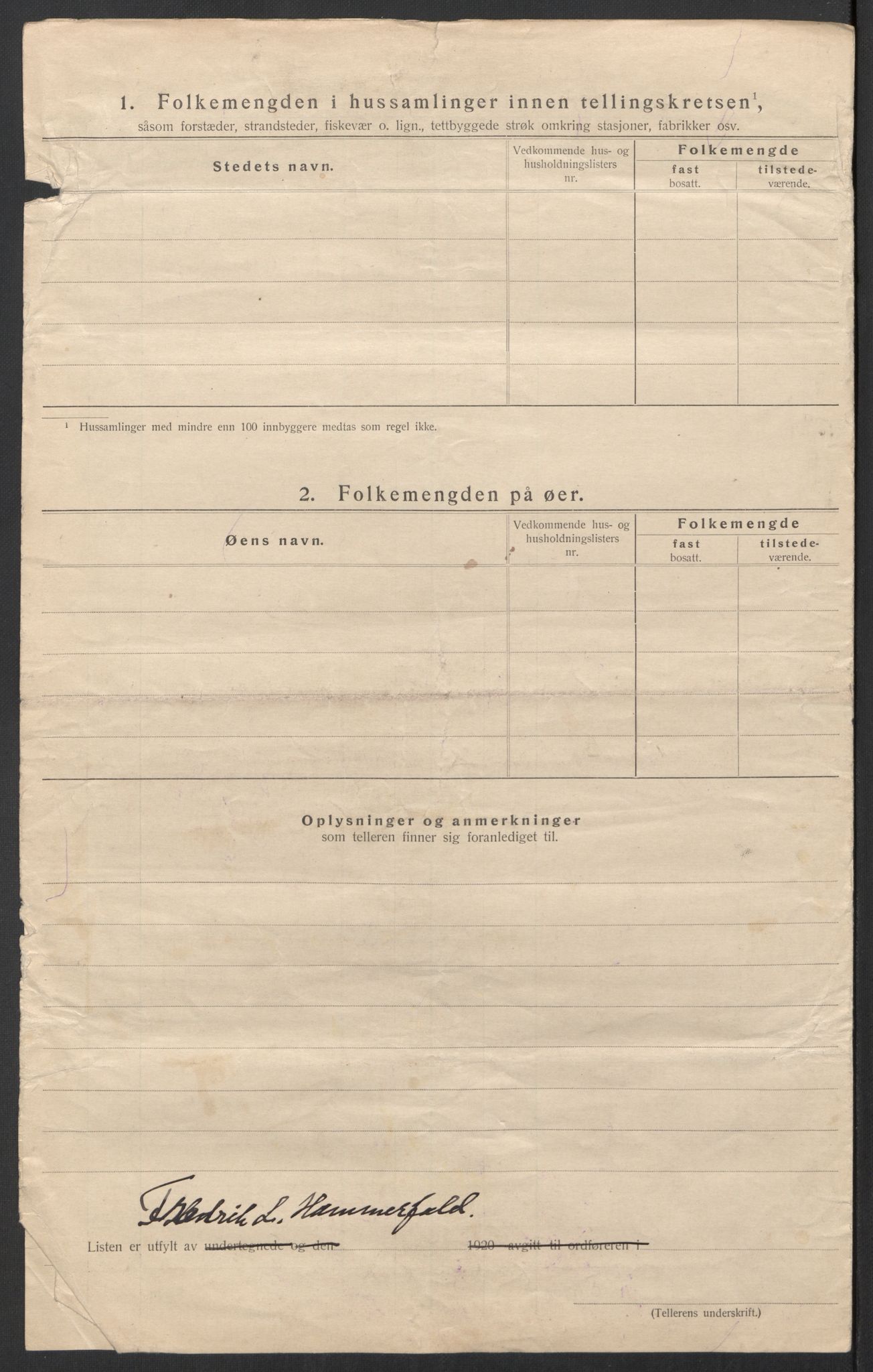 SAT, 1920 census for Sørfold, 1920, p. 35