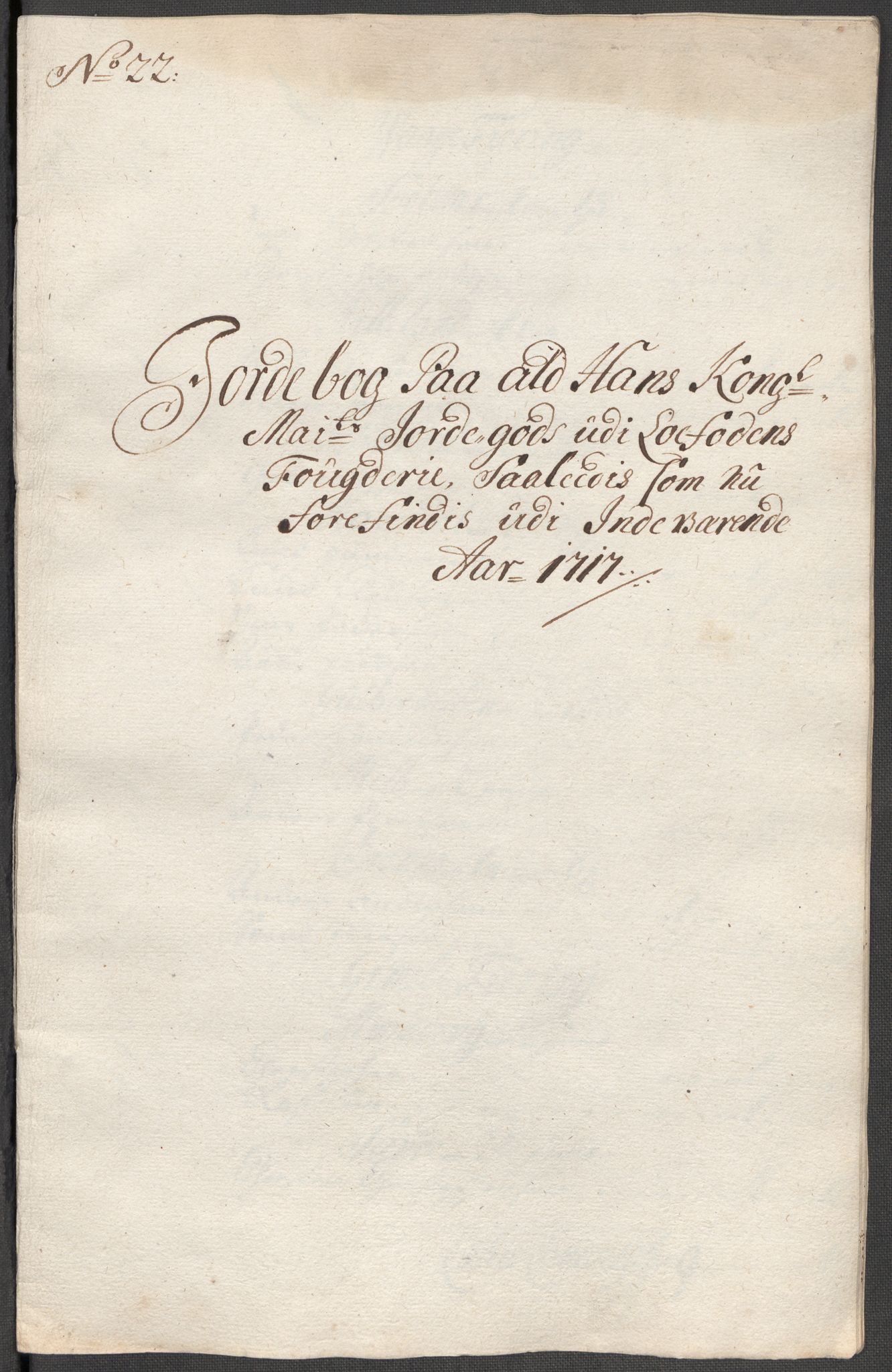 Rentekammeret inntil 1814, Reviderte regnskaper, Fogderegnskap, AV/RA-EA-4092/R67/L4683: Fogderegnskap Vesterålen, Andenes og Lofoten, 1717, p. 161