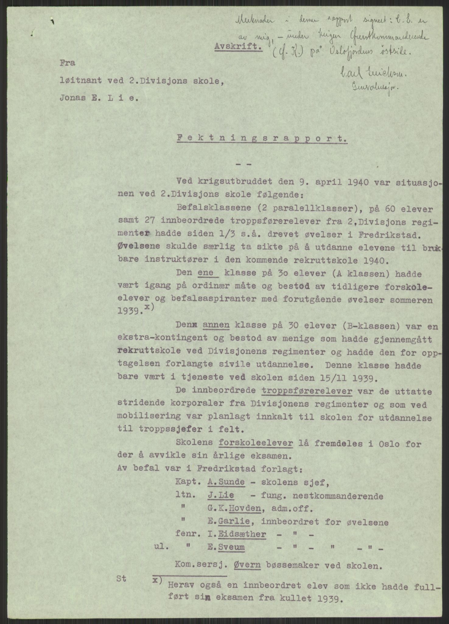 Forsvaret, Forsvarets krigshistoriske avdeling, AV/RA-RAFA-2017/Y/Yb/L0052: II-C-11-112-120  -  1. Divisjon, 1940, p. 591