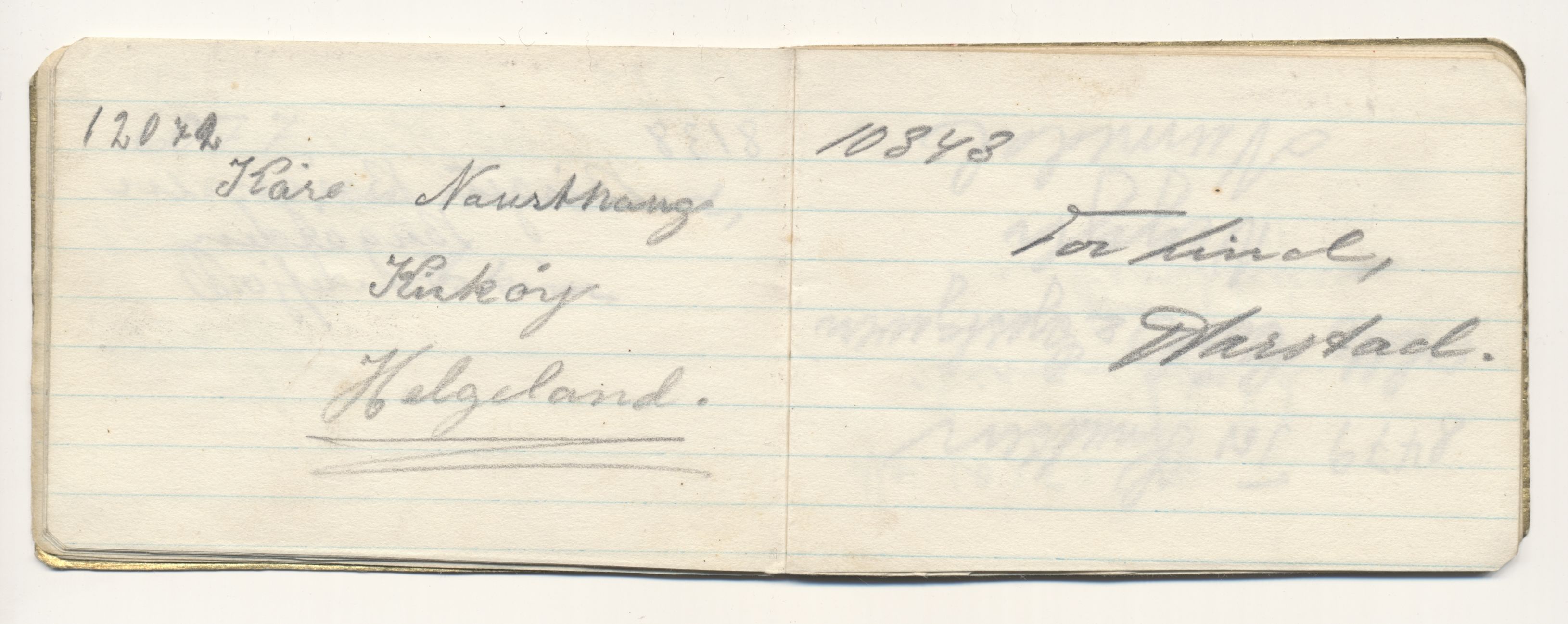 Falstadsenteret, dokumentsamling, FSM/A-001/F/L0494: Fredriksen, Ragna (f. 1922) og Gunnar (f. 1921), 1944-1945