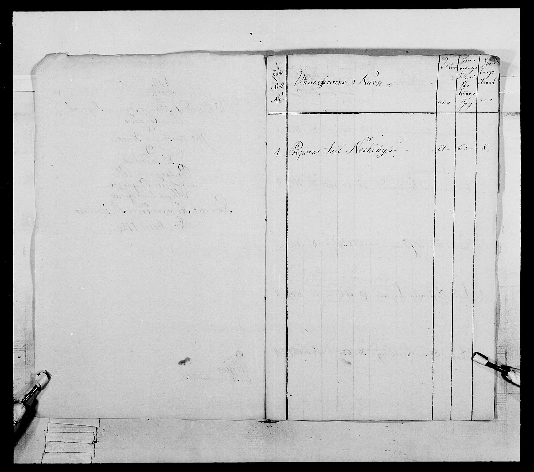 Generalitets- og kommissariatskollegiet, Det kongelige norske kommissariatskollegium, AV/RA-EA-5420/E/Eh/L0060: 1. Opplandske nasjonale infanteriregiment, 1786-1788, p. 652