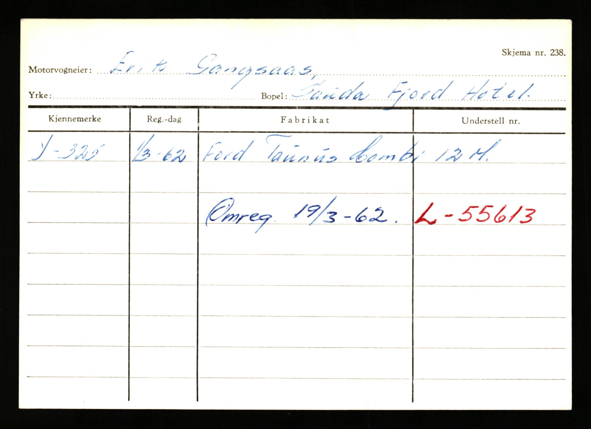 Stavanger trafikkstasjon, AV/SAST-A-101942/0/G/L0001: Registreringsnummer: 0 - 5782, 1930-1971, p. 165