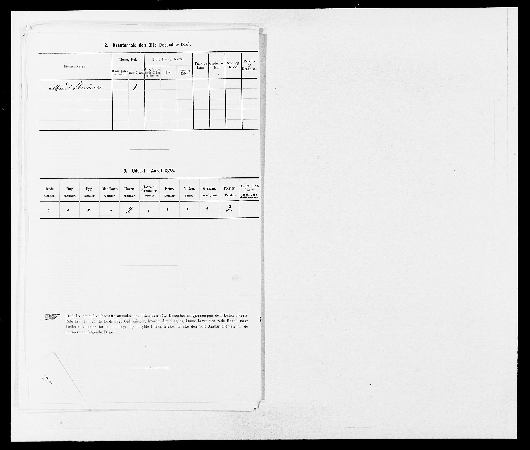 SAB, 1875 census for 1211P Etne, 1875, p. 295