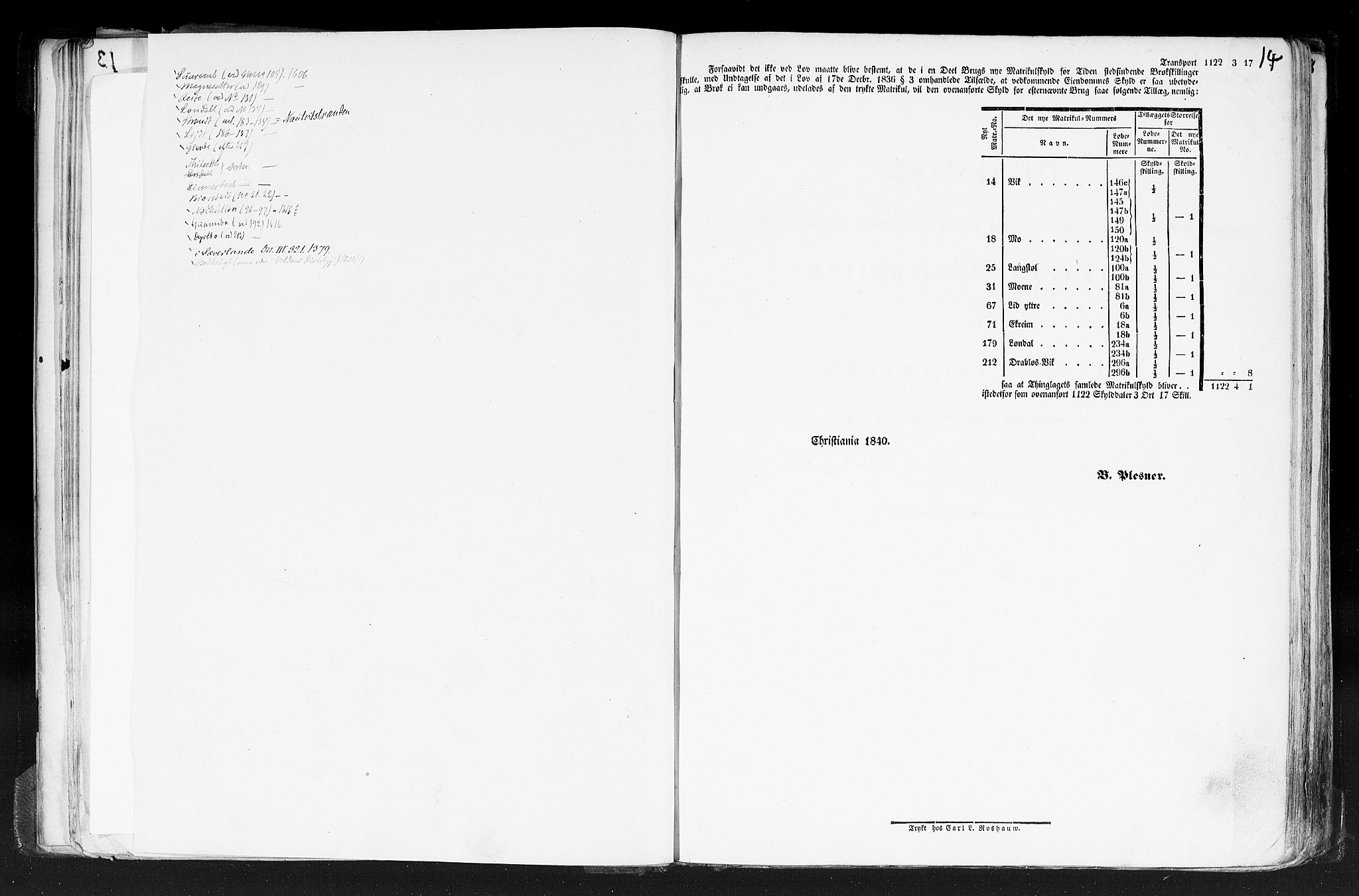 Rygh, RA/PA-0034/F/Fb/L0013: Matrikkelen for 1838 - Romsdal amt (Møre og Romsdal fylke), 1838, p. 14a