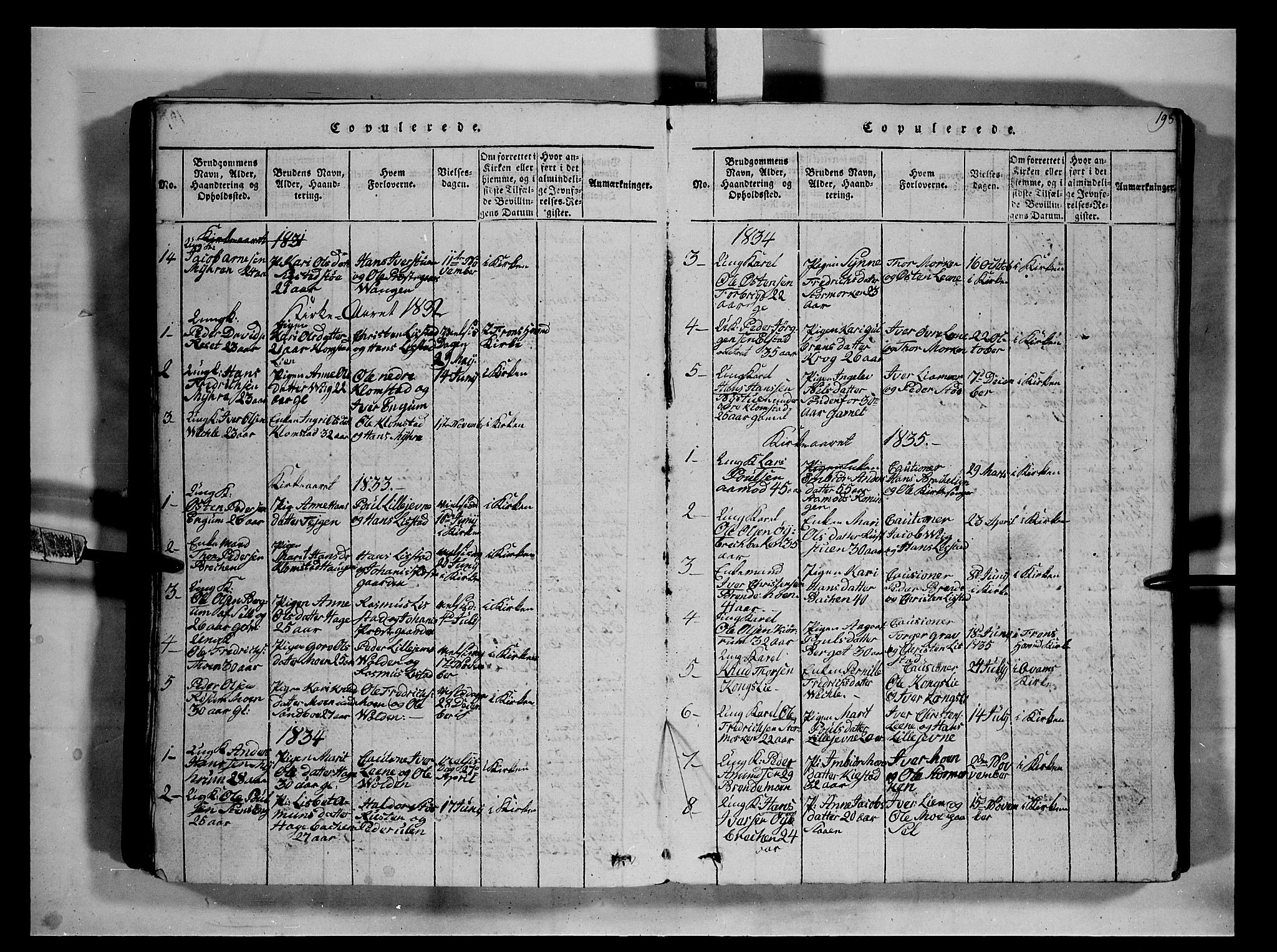 Fron prestekontor, AV/SAH-PREST-078/H/Ha/Hab/L0002: Parish register (copy) no. 2, 1816-1850, p. 198