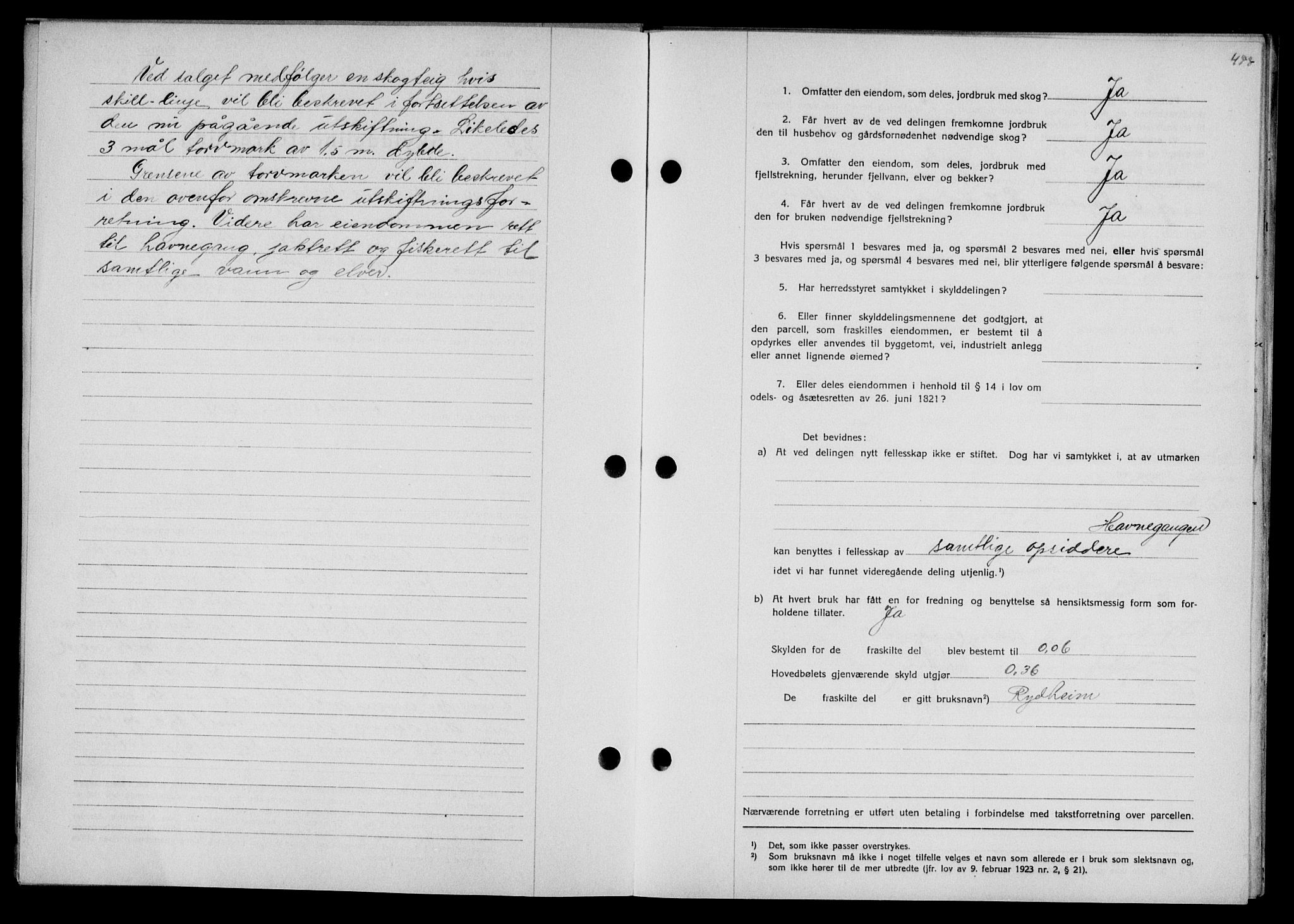 Vesterålen sorenskriveri, SAT/A-4180/1/2/2Ca/L0050: Mortgage book no. 43, 1929-1930, Deed date: 22.04.1930