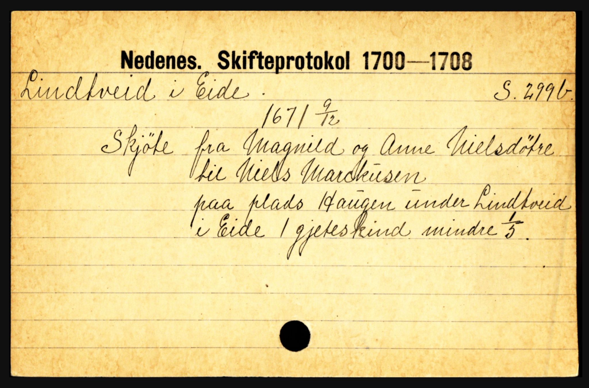 Nedenes sorenskriveri før 1824, AV/SAK-1221-0007/H, p. 17895