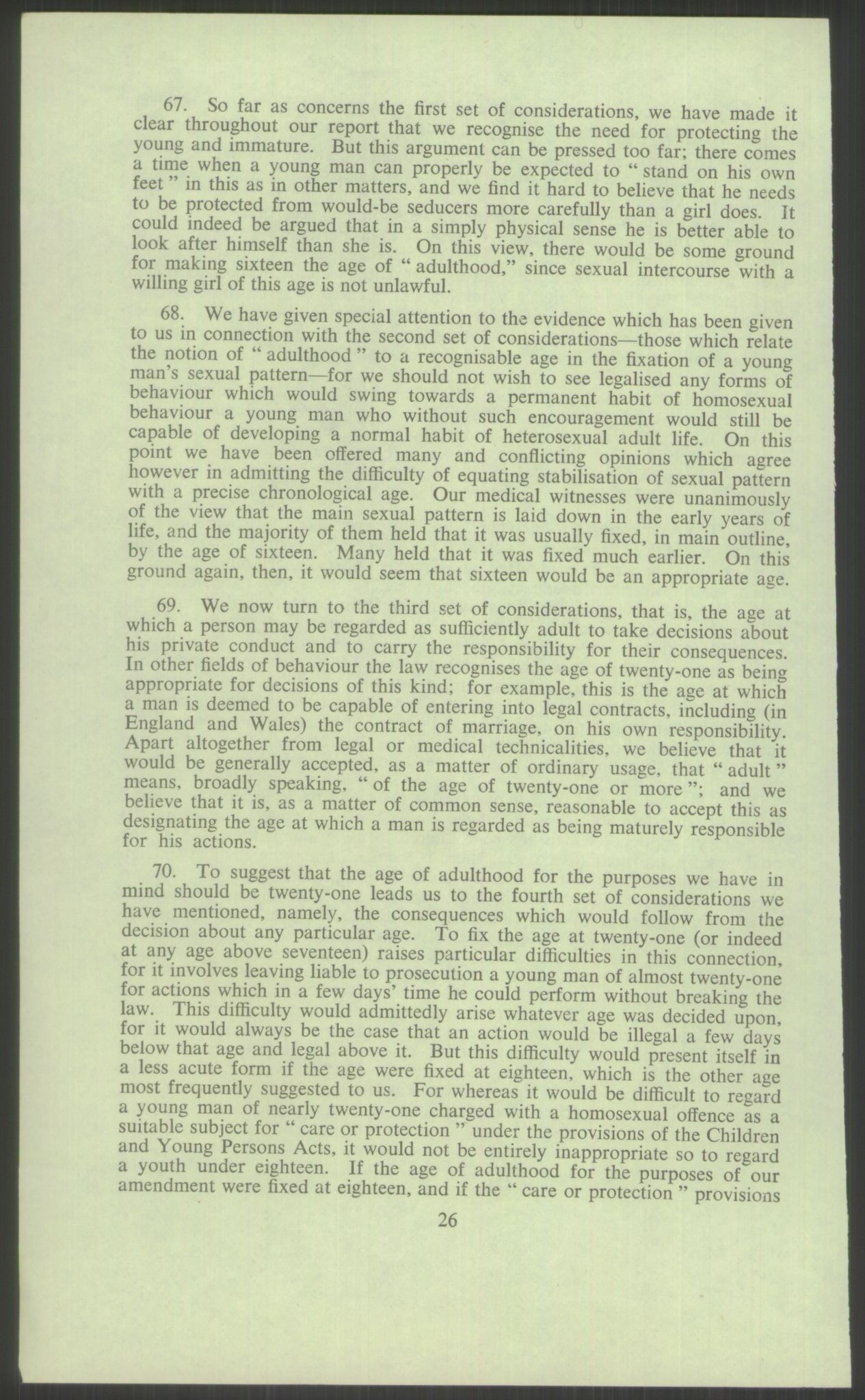 Justisdepartementet, Lovavdelingen, AV/RA-S-3212/D/De/L0029/0001: Straffeloven / Straffelovens revisjon: 5 - Ot. prp. nr.  41 - 1945: Homoseksualiet. 3 mapper, 1956-1970, p. 610