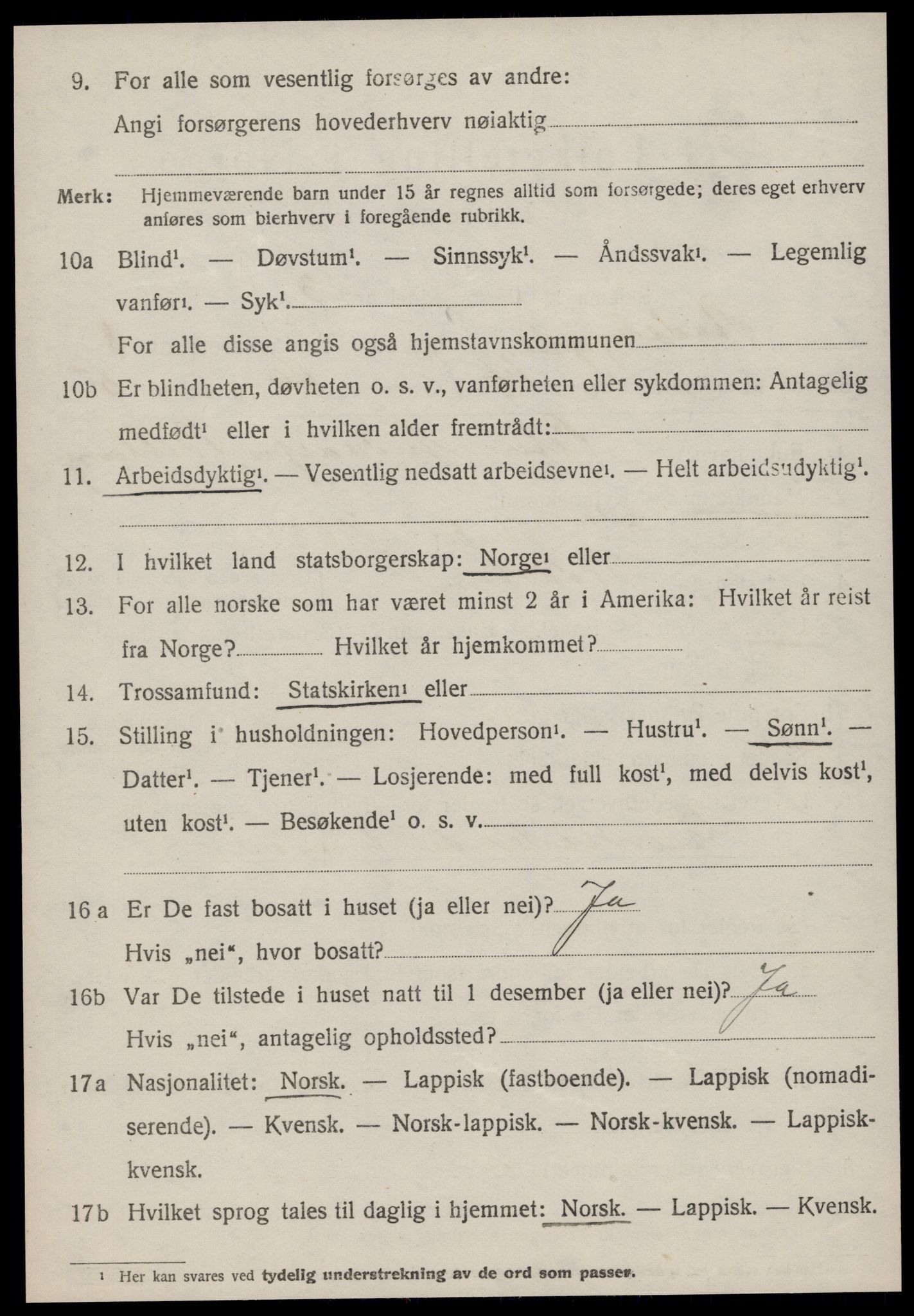 SAT, 1920 census for Stadsbygd, 1920, p. 4033