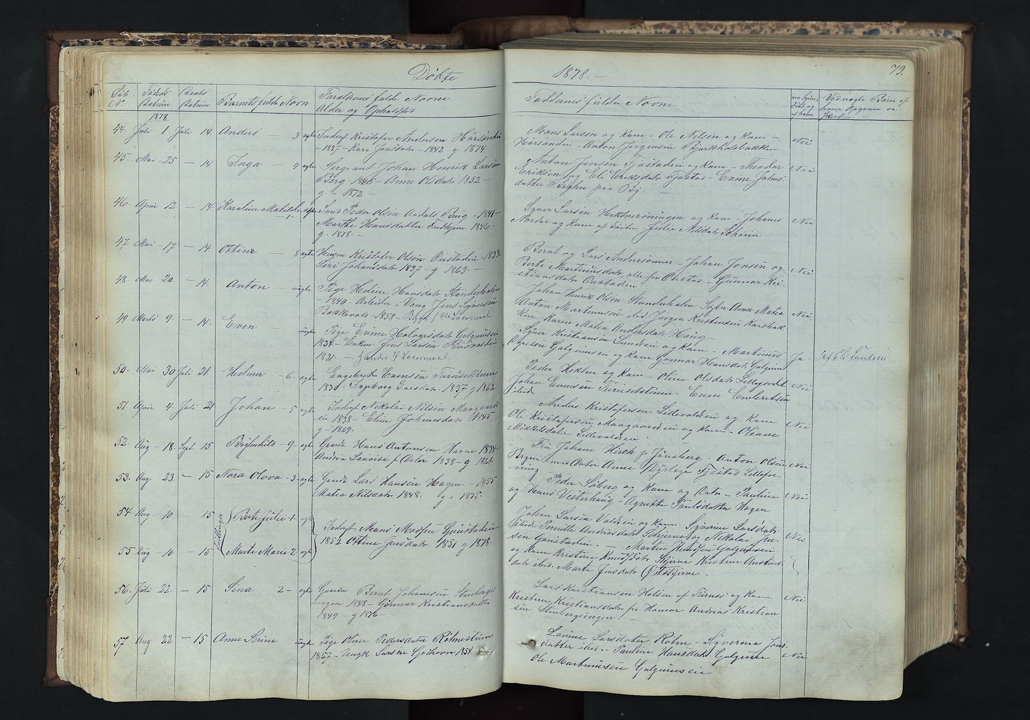 Romedal prestekontor, AV/SAH-PREST-004/L/L0011: Parish register (copy) no. 11, 1867-1895, p. 79