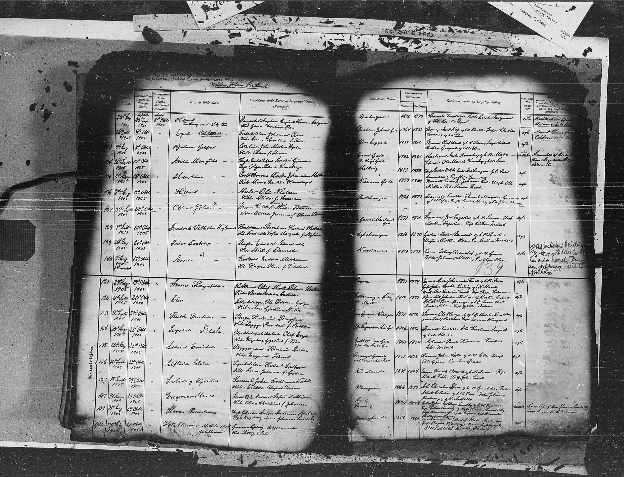 Ministerialprotokoller, klokkerbøker og fødselsregistre - Møre og Romsdal, AV/SAT-A-1454/572/L0855: Parish register (official) no. 572A18, 1898-1913, p. 139