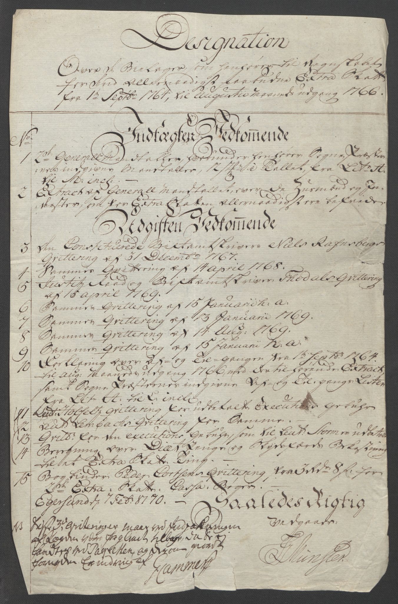 Rentekammeret inntil 1814, Reviderte regnskaper, Fogderegnskap, RA/EA-4092/R46/L2836: Ekstraskatten Jæren og Dalane, 1764-1766, p. 13