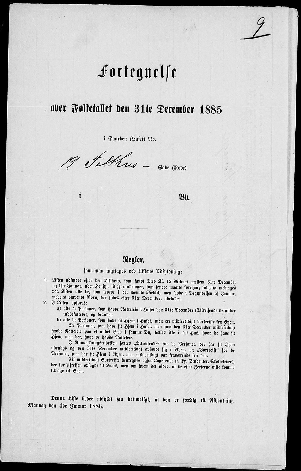 RA, 1885 census for 0301 Kristiania, 1885, p. 4618