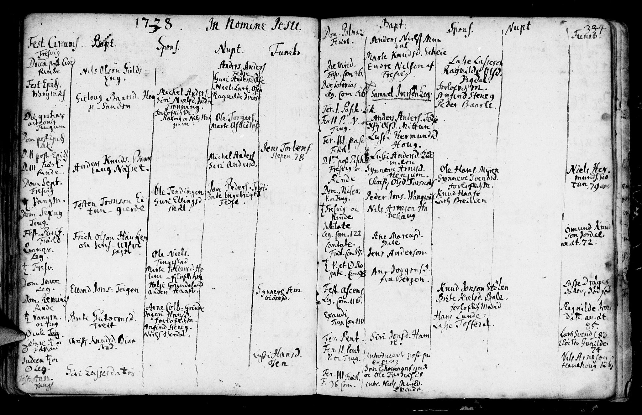 Leikanger sokneprestembete, SAB/A-81001: Parish register (official) no. A 1, 1690-1734, p. 344