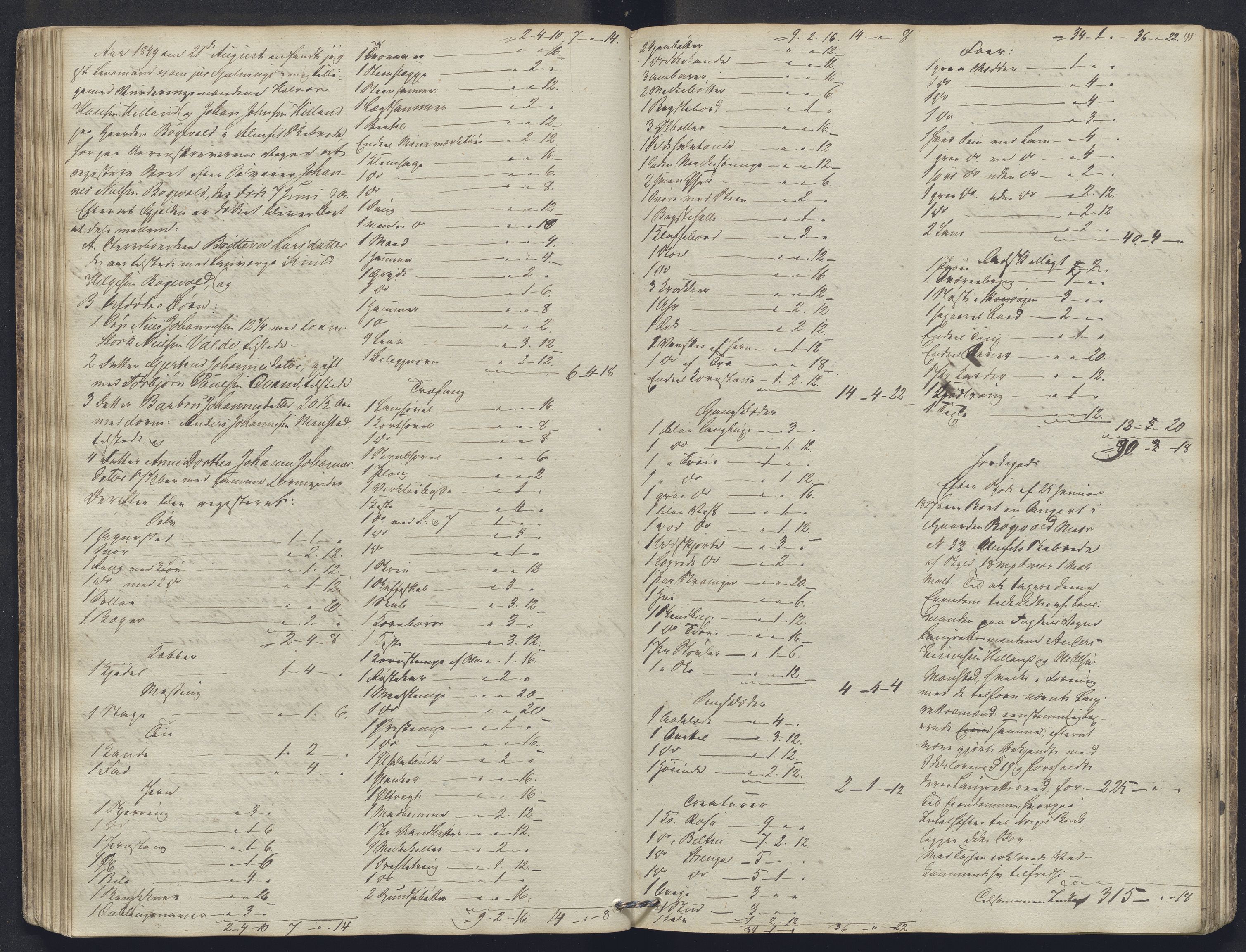 Nordhordland sorenskrivar, AV/SAB-A-2901/1/H/Hb/L0003: Registreringsprotokollar, 1846-1852, p. 41