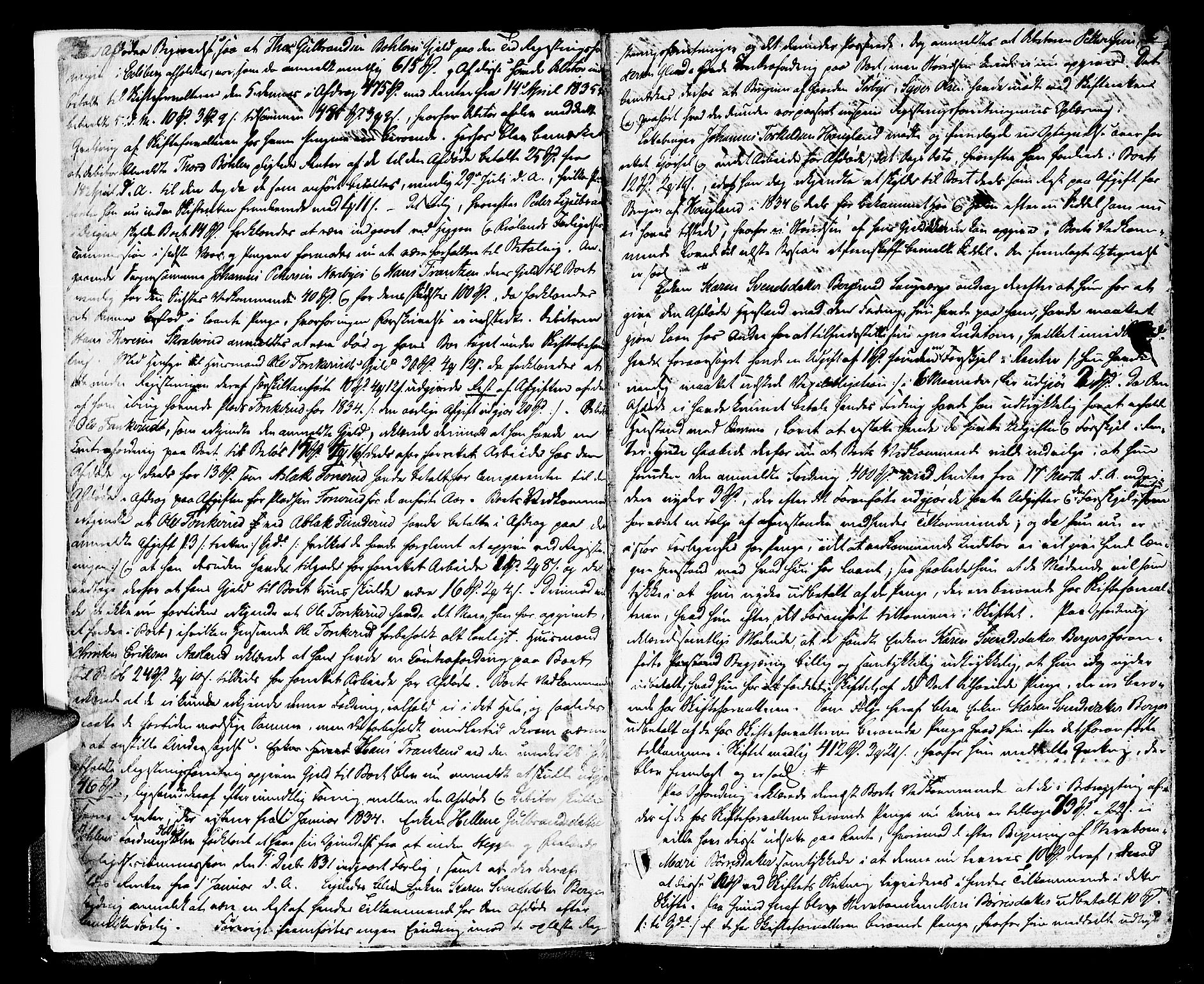 Rakkestad sorenskriveri, SAO/A-10686/H/Hd/L0001: Skifteforhandlingsprotokoller, 1835-1843, p. 1b-2a