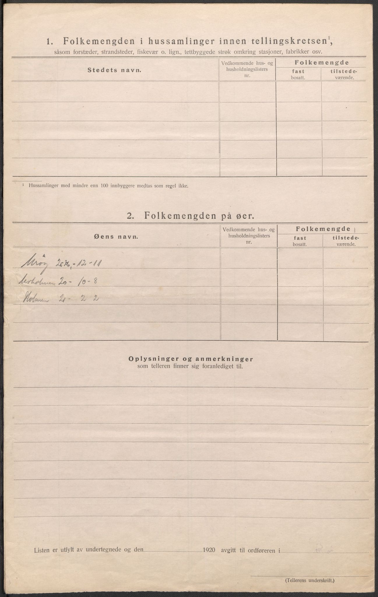 SAB, 1920 census for Kinn, 1920, p. 13