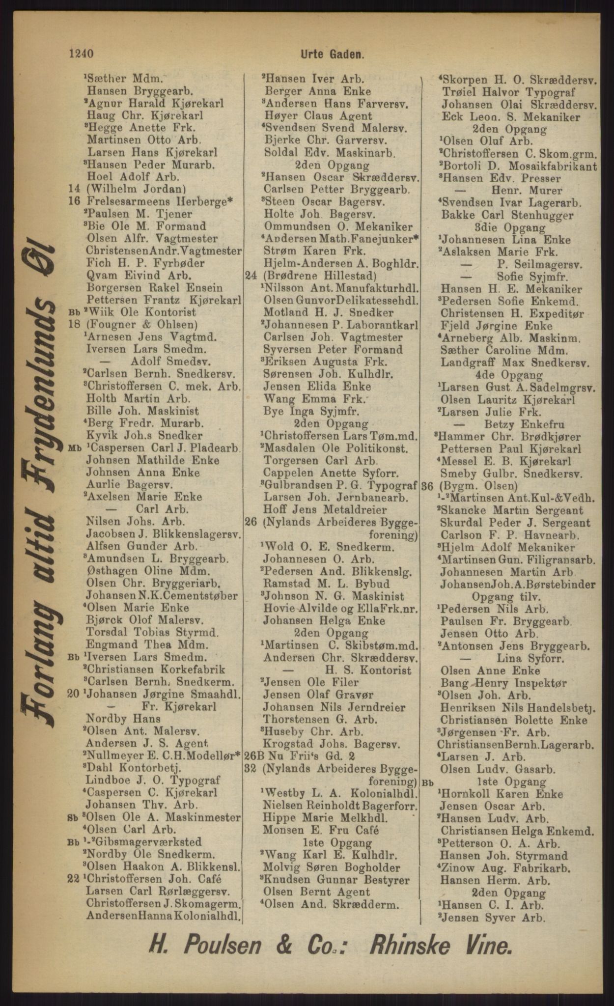 Kristiania/Oslo adressebok, PUBL/-, 1903, p. 1240