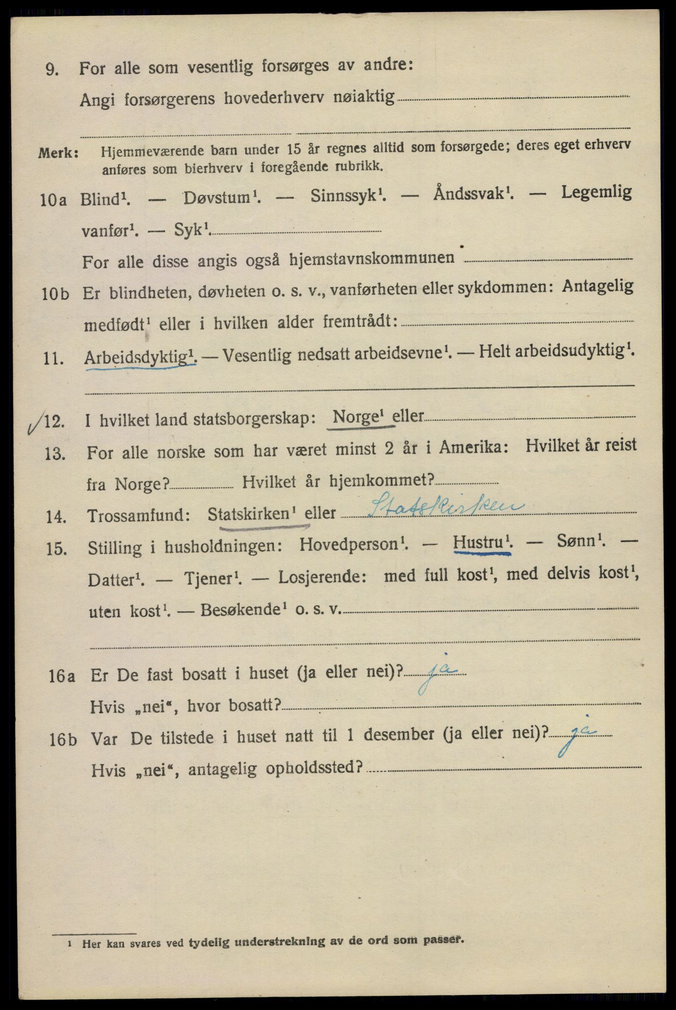 SAO, 1920 census for Kristiania, 1920, p. 355154