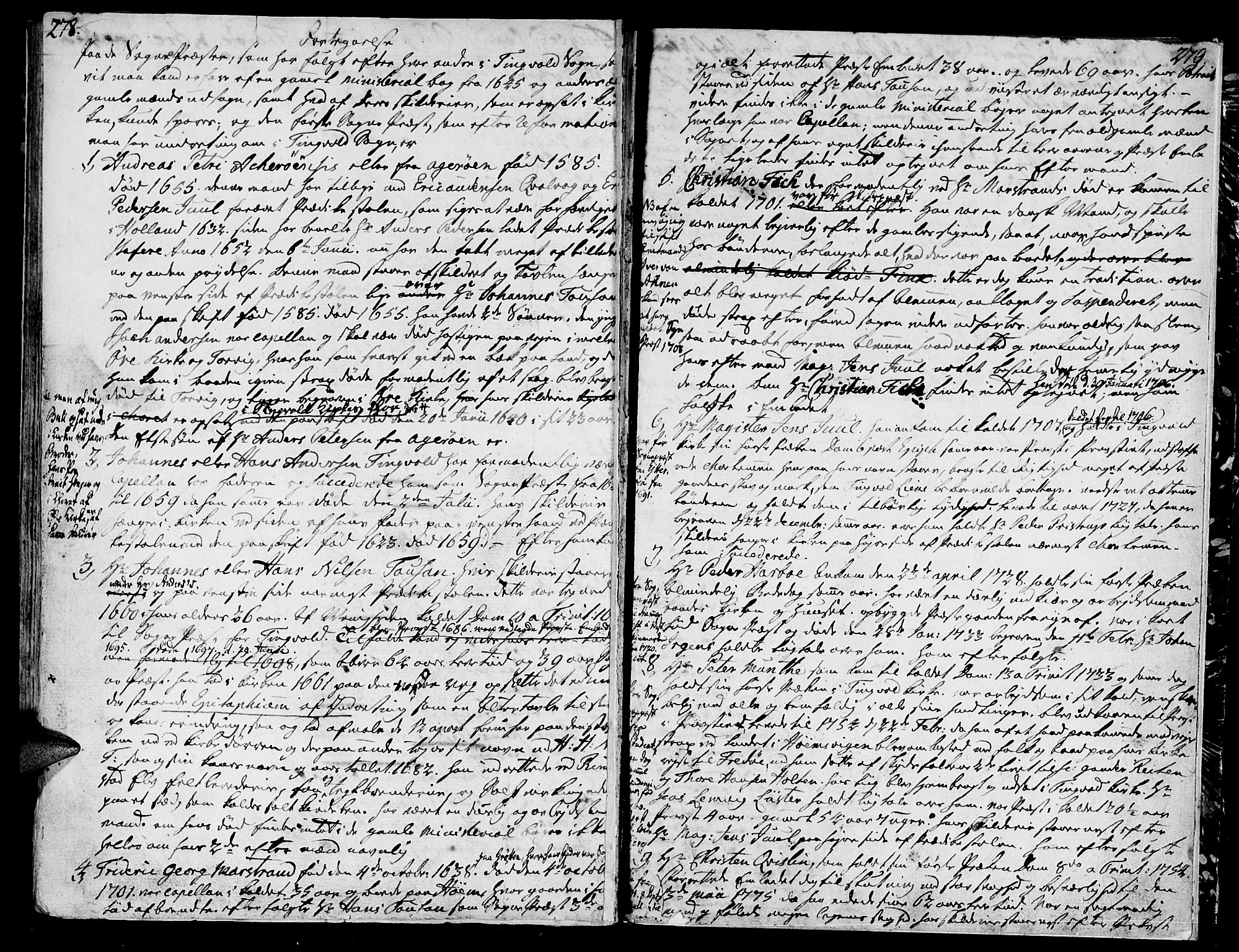 Ministerialprotokoller, klokkerbøker og fødselsregistre - Møre og Romsdal, SAT/A-1454/586/L0980: Parish register (official) no. 586A06, 1776-1794, p. 278-279