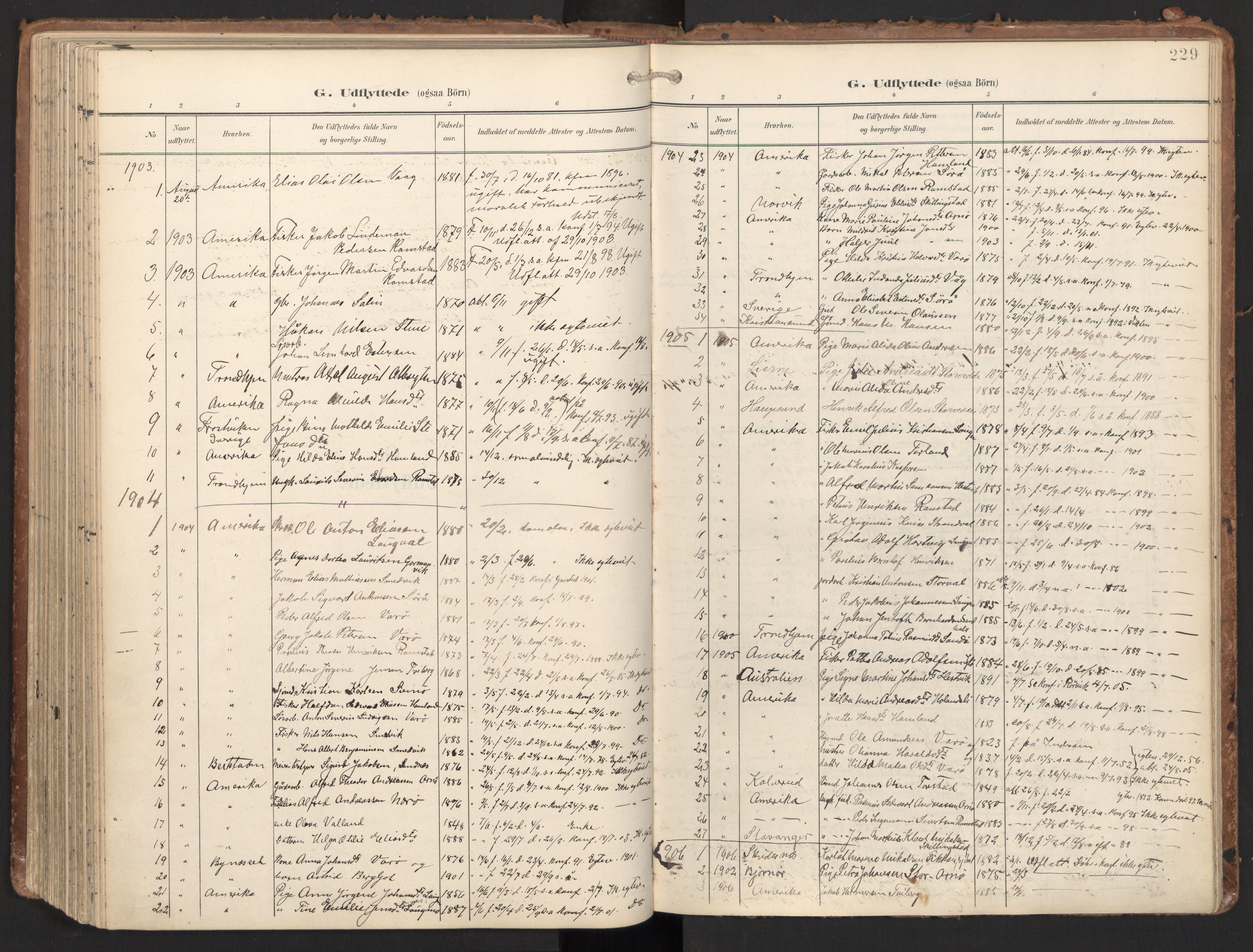 Ministerialprotokoller, klokkerbøker og fødselsregistre - Nord-Trøndelag, SAT/A-1458/784/L0677: Parish register (official) no. 784A12, 1900-1920, p. 229