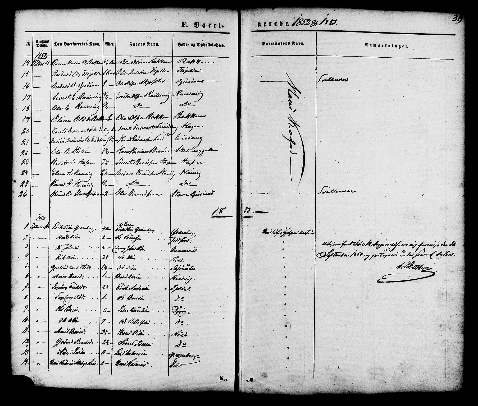 Ministerialprotokoller, klokkerbøker og fødselsregistre - Møre og Romsdal, AV/SAT-A-1454/551/L0625: Parish register (official) no. 551A05, 1846-1879, p. 319