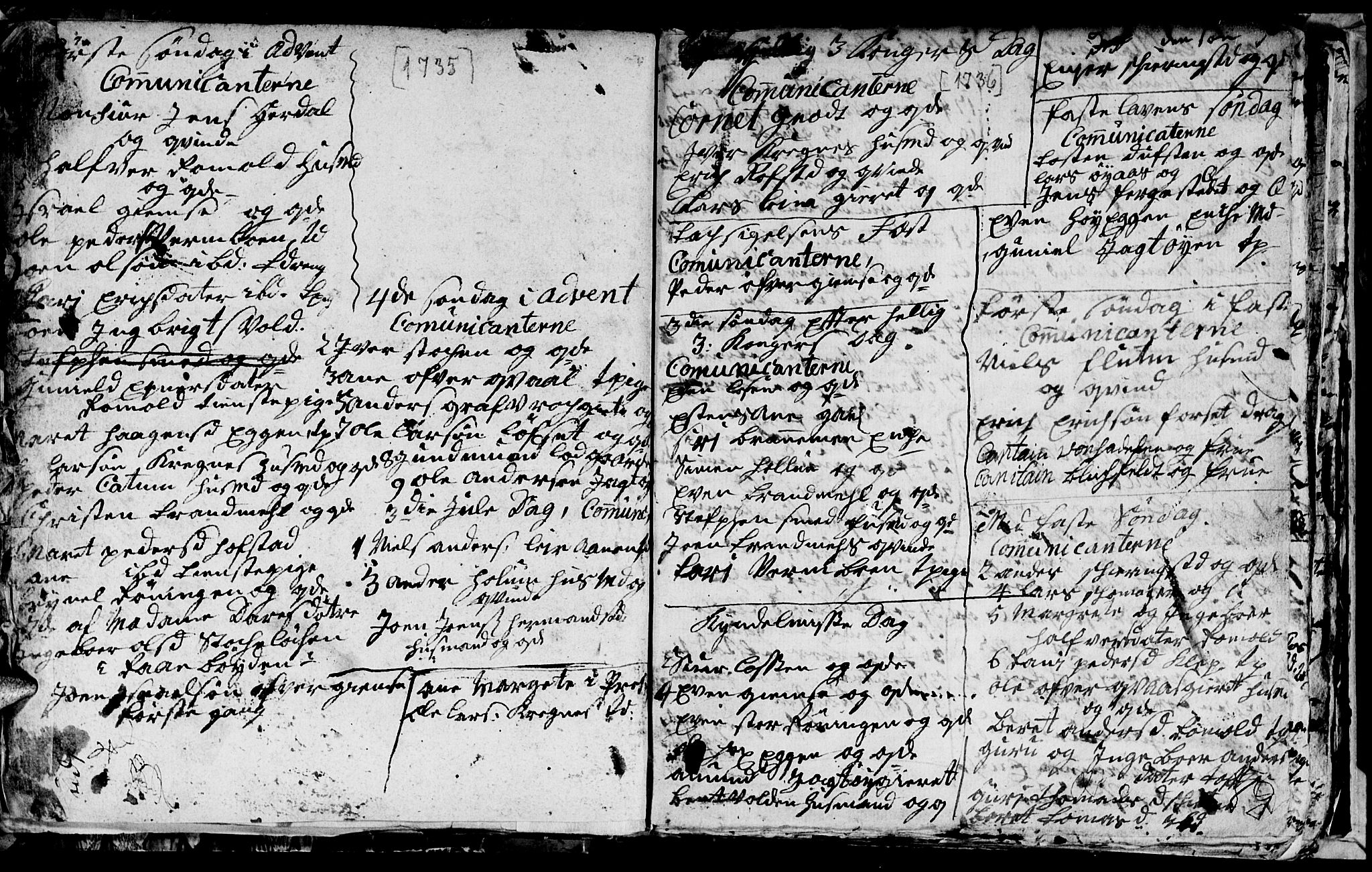 Ministerialprotokoller, klokkerbøker og fødselsregistre - Sør-Trøndelag, AV/SAT-A-1456/691/L1090: Parish register (copy) no. 691C01, 1732-1742