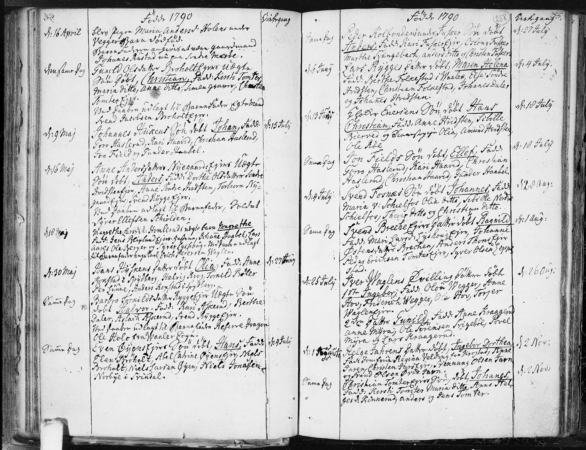 Hobøl prestekontor Kirkebøker, AV/SAO-A-2002/F/Fa/L0001: Parish register (official) no. I 1, 1733-1814, p. 258