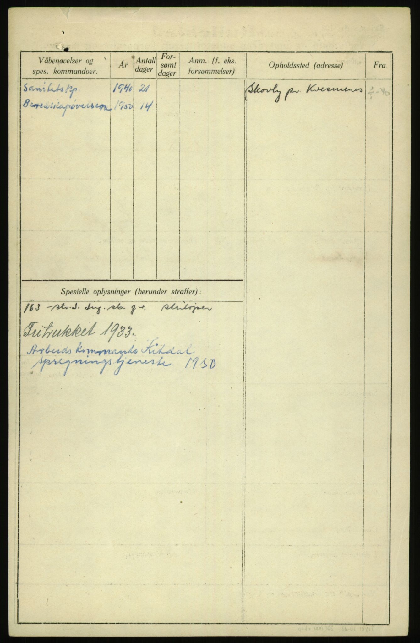 Forsvaret, Troms infanteriregiment nr. 16, AV/RA-RAFA-3146/P/Pa/L0017: Rulleblad for regimentets menige mannskaper, årsklasse 1933, 1933, p. 704