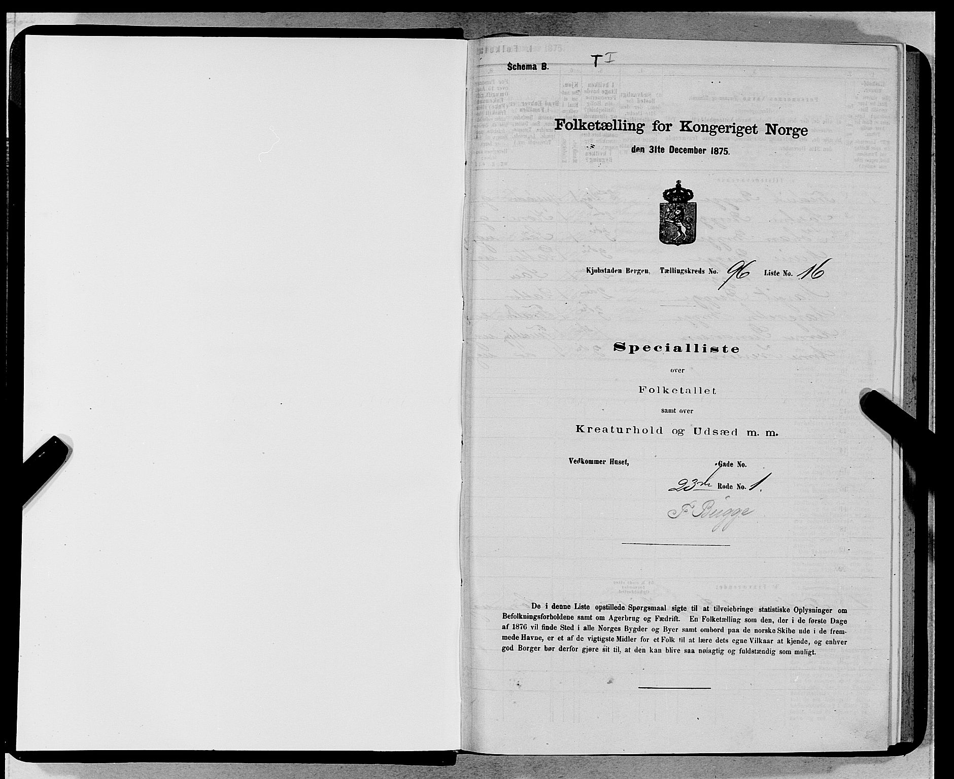 SAB, 1875 census for 1301 Bergen, 1875, p. 5199