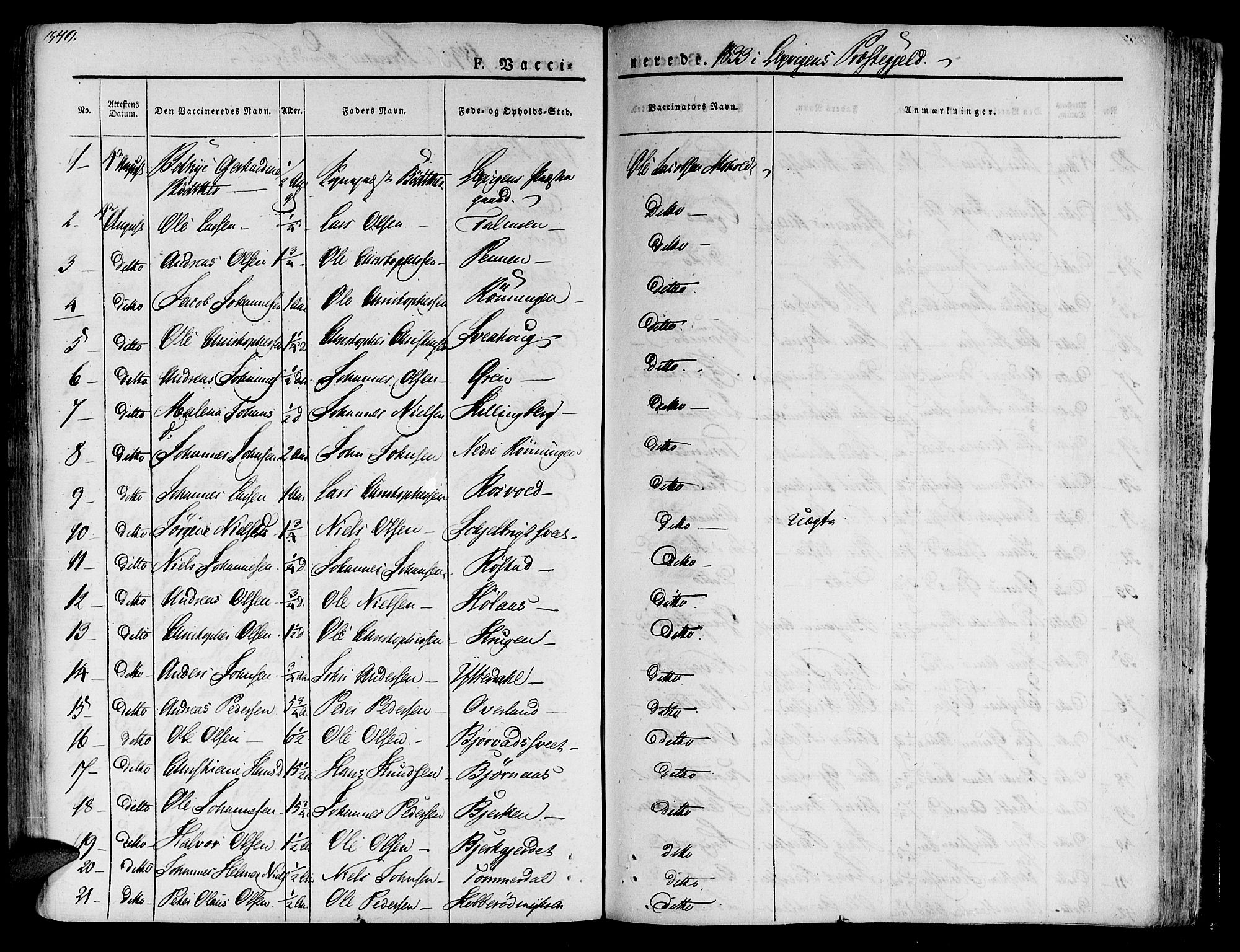 Ministerialprotokoller, klokkerbøker og fødselsregistre - Nord-Trøndelag, SAT/A-1458/701/L0006: Parish register (official) no. 701A06, 1825-1841, p. 370