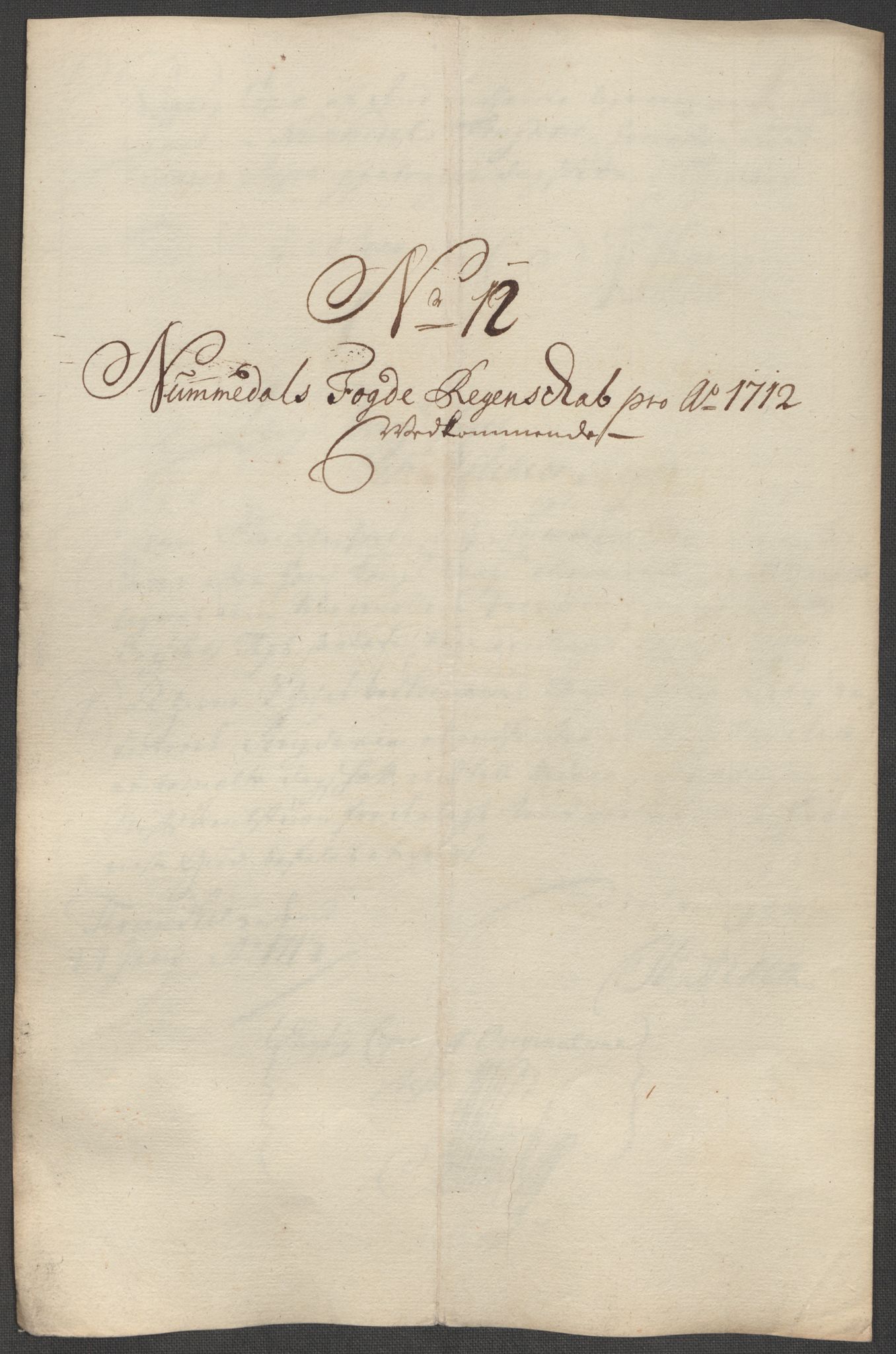 Rentekammeret inntil 1814, Reviderte regnskaper, Fogderegnskap, AV/RA-EA-4092/R64/L4433: Fogderegnskap Namdal, 1712, p. 129