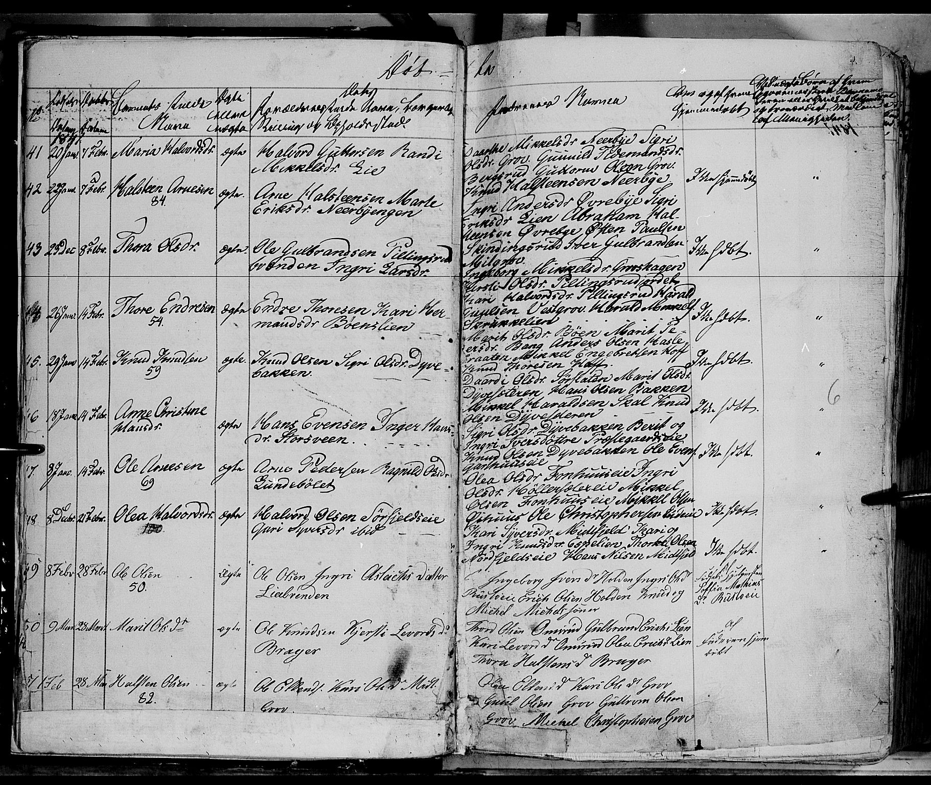 Sør-Aurdal prestekontor, AV/SAH-PREST-128/H/Ha/Haa/L0004: Parish register (official) no. 4, 1841-1849, p. 9-10