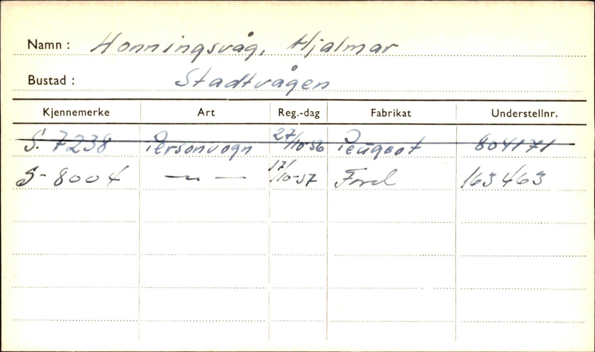 Statens vegvesen, Sogn og Fjordane vegkontor, SAB/A-5301/4/F/L0001A: Eigarregister Fjordane til 1.6.1961, 1930-1961, p. 644