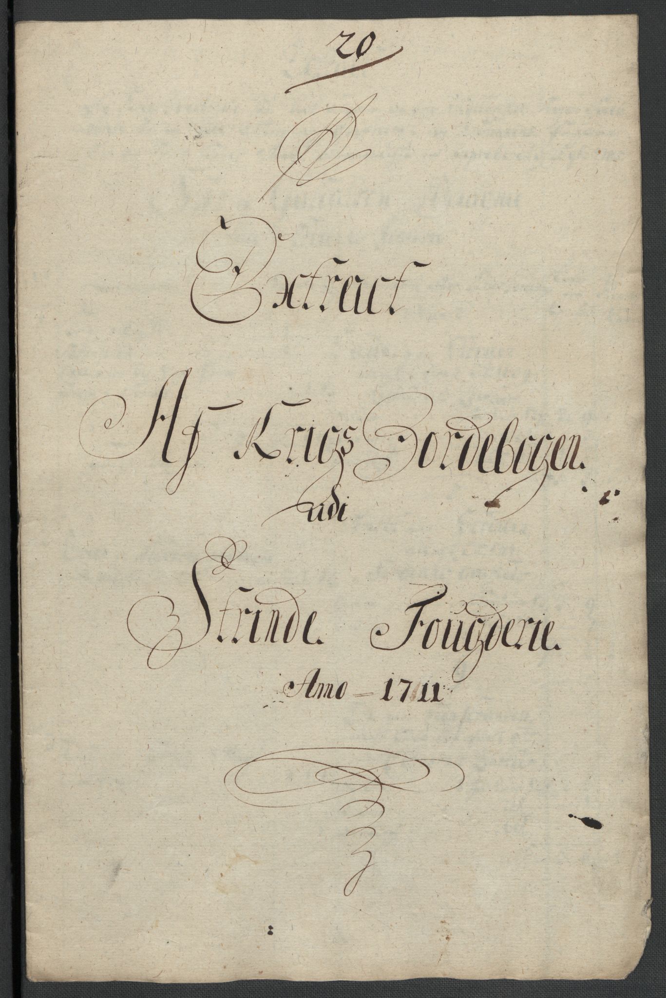 Rentekammeret inntil 1814, Reviderte regnskaper, Fogderegnskap, AV/RA-EA-4092/R61/L4112: Fogderegnskap Strinda og Selbu, 1711, p. 161