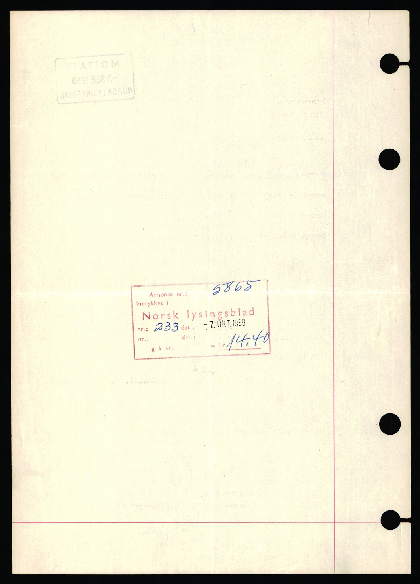 Stavanger byfogd, SAST/A-101408/002/J/Jd/Jde/L0001: Registreringsmeldinger og bilag. Enkeltmannsforetak, 1-350, 1891-1967, p. 369