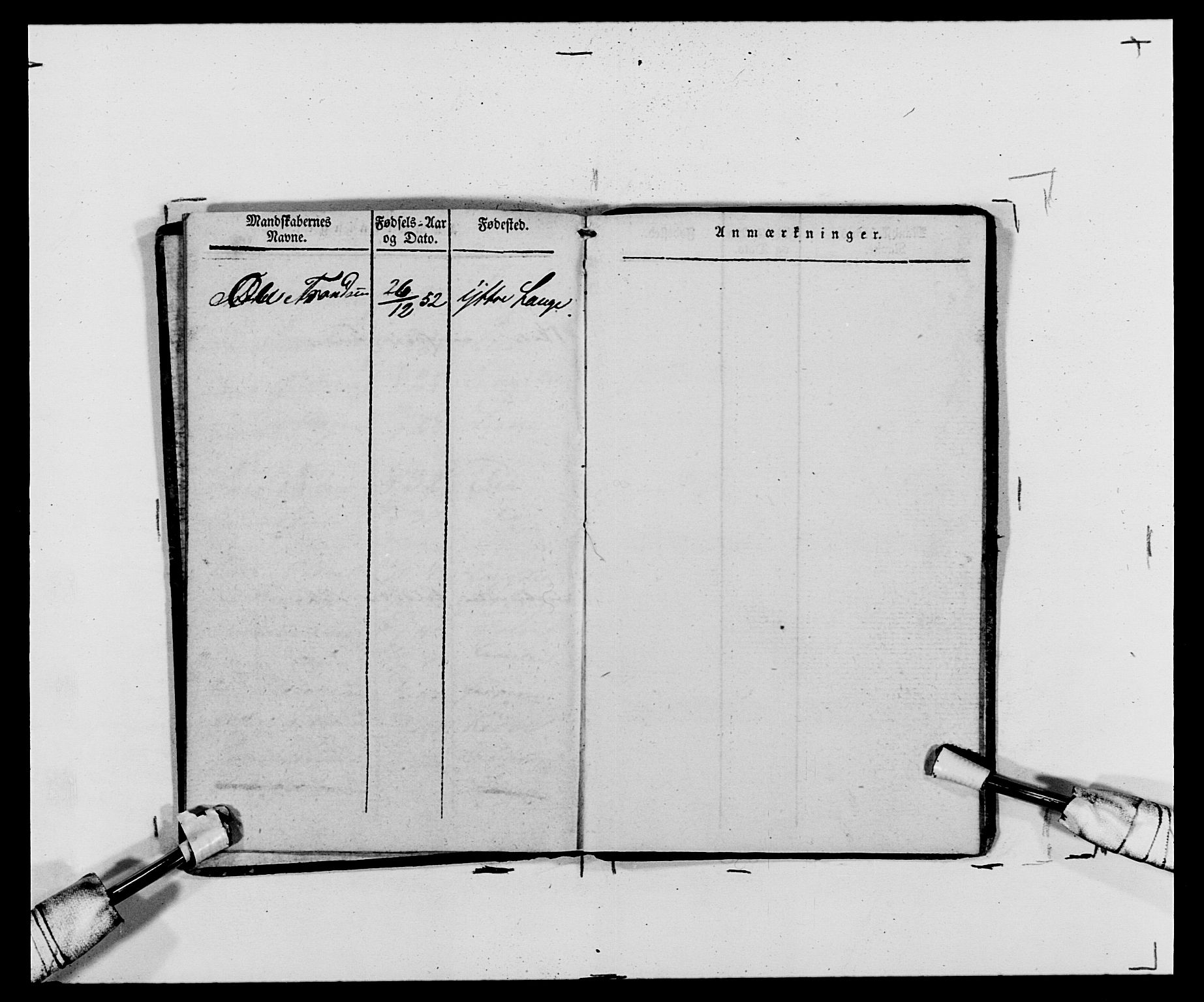 Generalitets- og kommissariatskollegiet, Det kongelige norske kommissariatskollegium, AV/RA-EA-5420/E/Eh/L0120: Tingvollske kompani, 1850-1870, p. 375