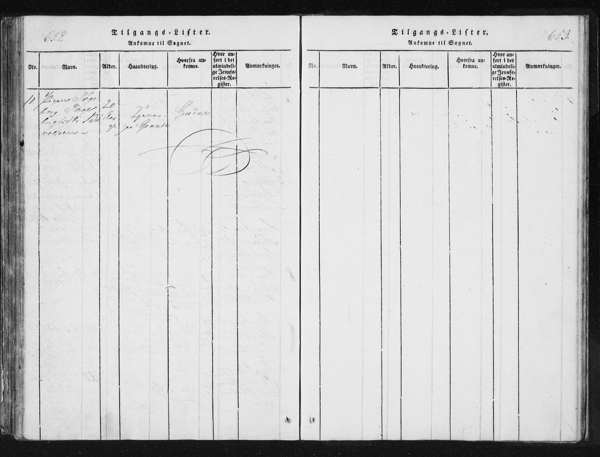 Ministerialprotokoller, klokkerbøker og fødselsregistre - Nord-Trøndelag, SAT/A-1458/744/L0417: Parish register (official) no. 744A01, 1817-1842, p. 652-653