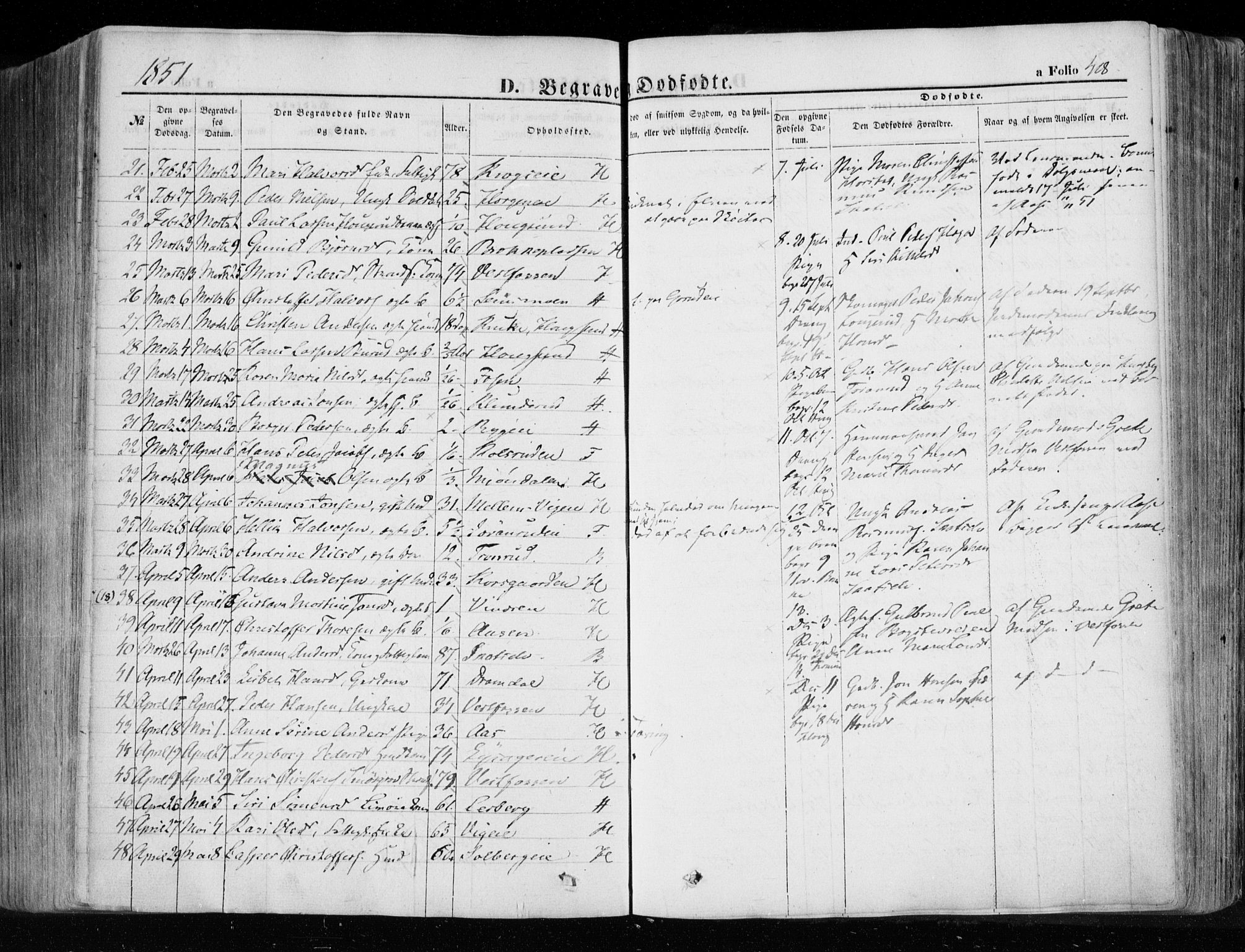 Eiker kirkebøker, AV/SAKO-A-4/F/Fa/L0014: Parish register (official) no. I 14, 1846-1854, p. 418