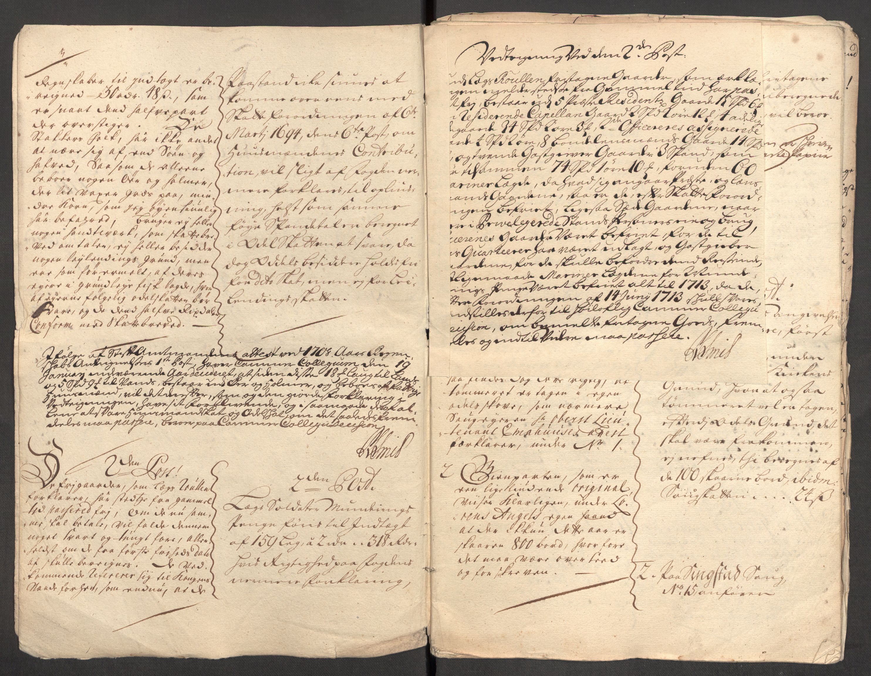 Rentekammeret inntil 1814, Reviderte regnskaper, Fogderegnskap, AV/RA-EA-4092/R57/L3860: Fogderegnskap Fosen, 1711, p. 224
