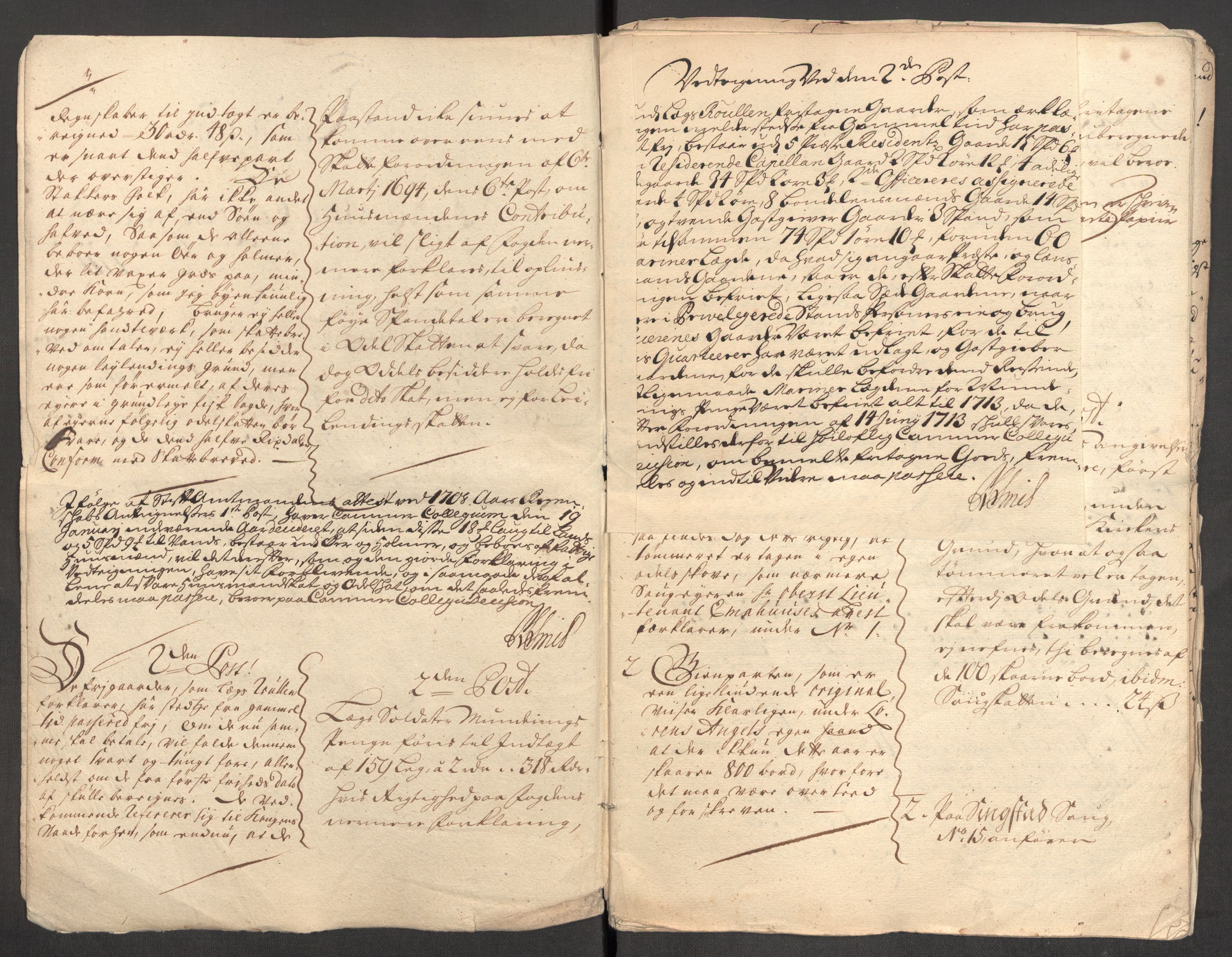 Rentekammeret inntil 1814, Reviderte regnskaper, Fogderegnskap, RA/EA-4092/R57/L3860: Fogderegnskap Fosen, 1711, p. 224