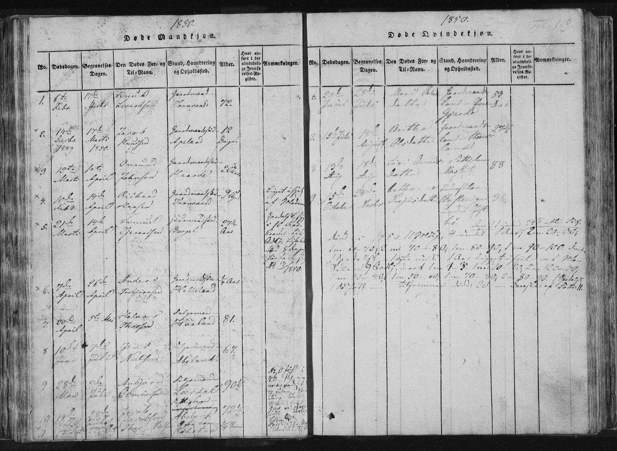 Vikedal sokneprestkontor, AV/SAST-A-101840/01/IV: Parish register (official) no. A 4, 1816-1850, p. 119