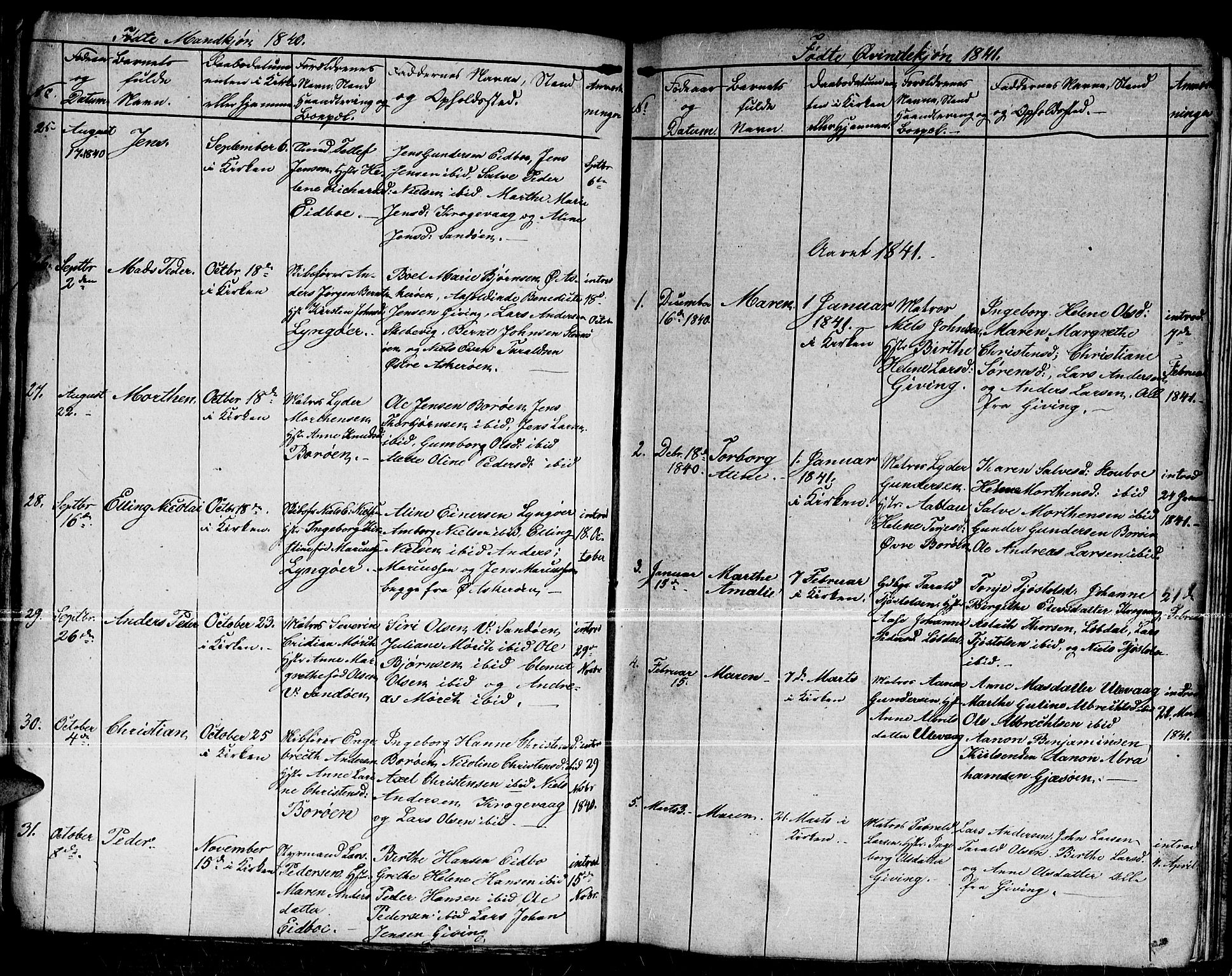 Dypvåg sokneprestkontor, AV/SAK-1111-0007/F/Fb/Fba/L0009: Parish register (copy) no. B 9, 1816-1842, p. 38