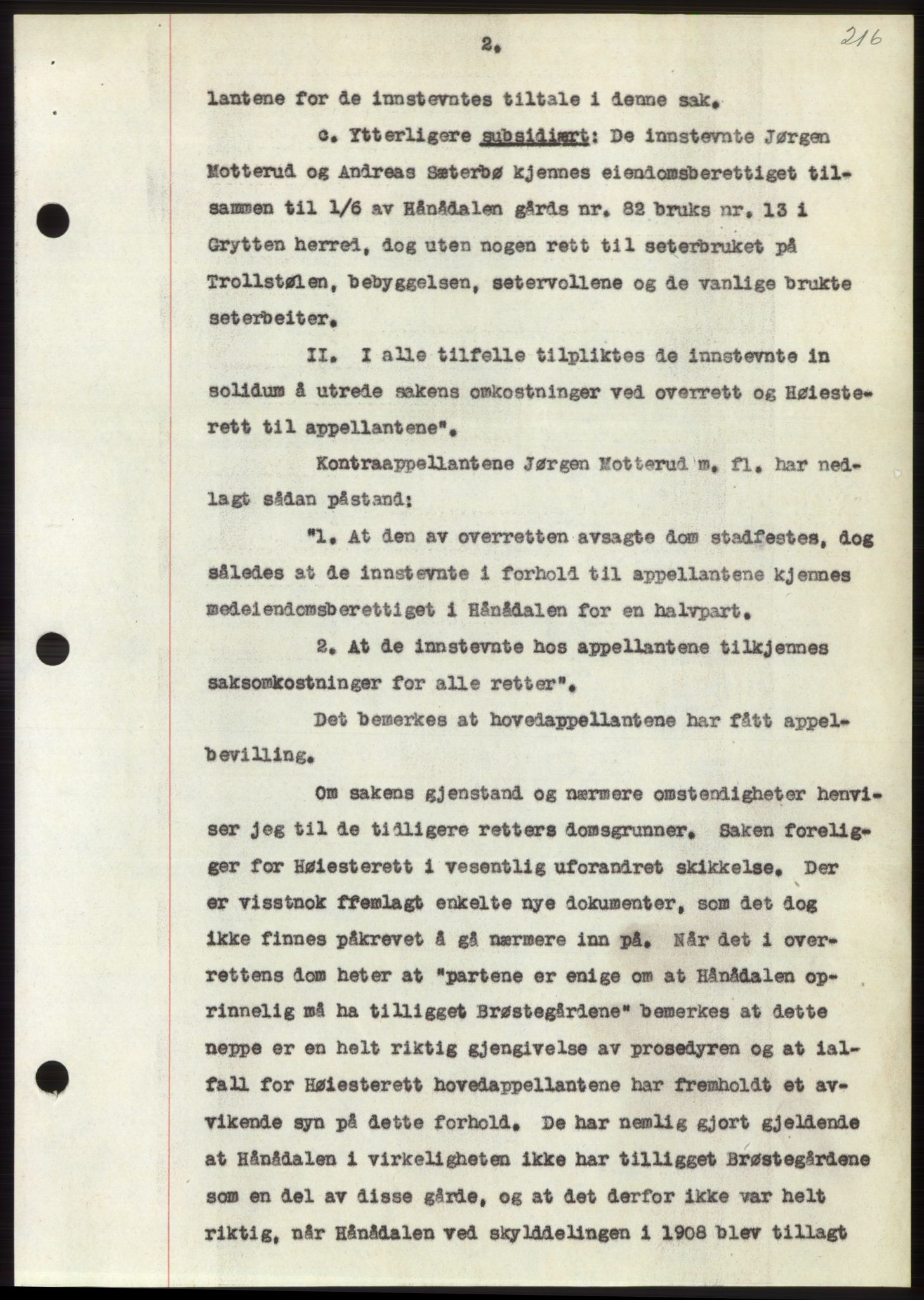 Romsdal sorenskriveri, AV/SAT-A-4149/1/2/2C/L0060: Mortgage book no. 54, 1931-1932, Deed date: 16.11.1931