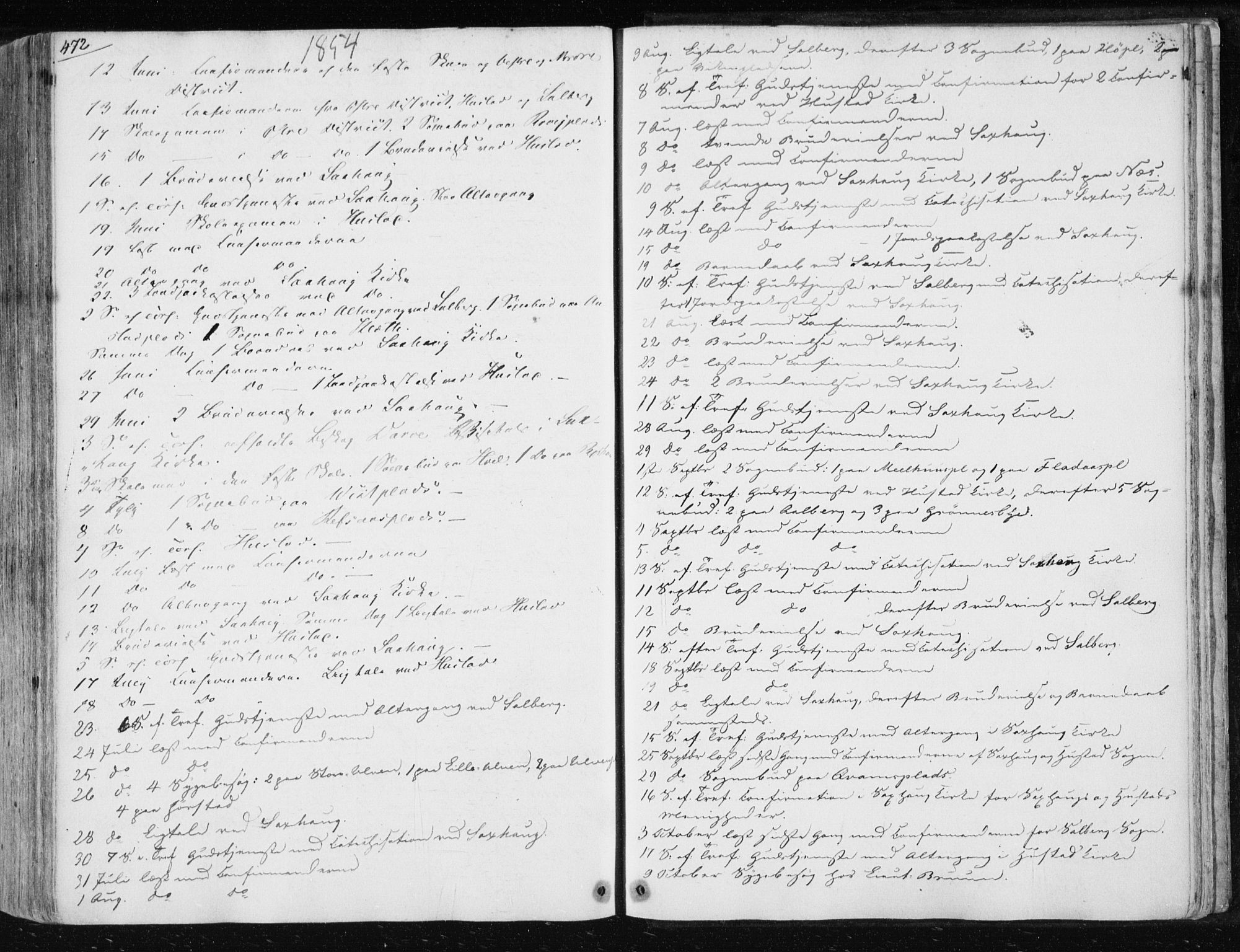 Ministerialprotokoller, klokkerbøker og fødselsregistre - Nord-Trøndelag, SAT/A-1458/730/L0280: Parish register (official) no. 730A07 /1, 1840-1854, p. 472