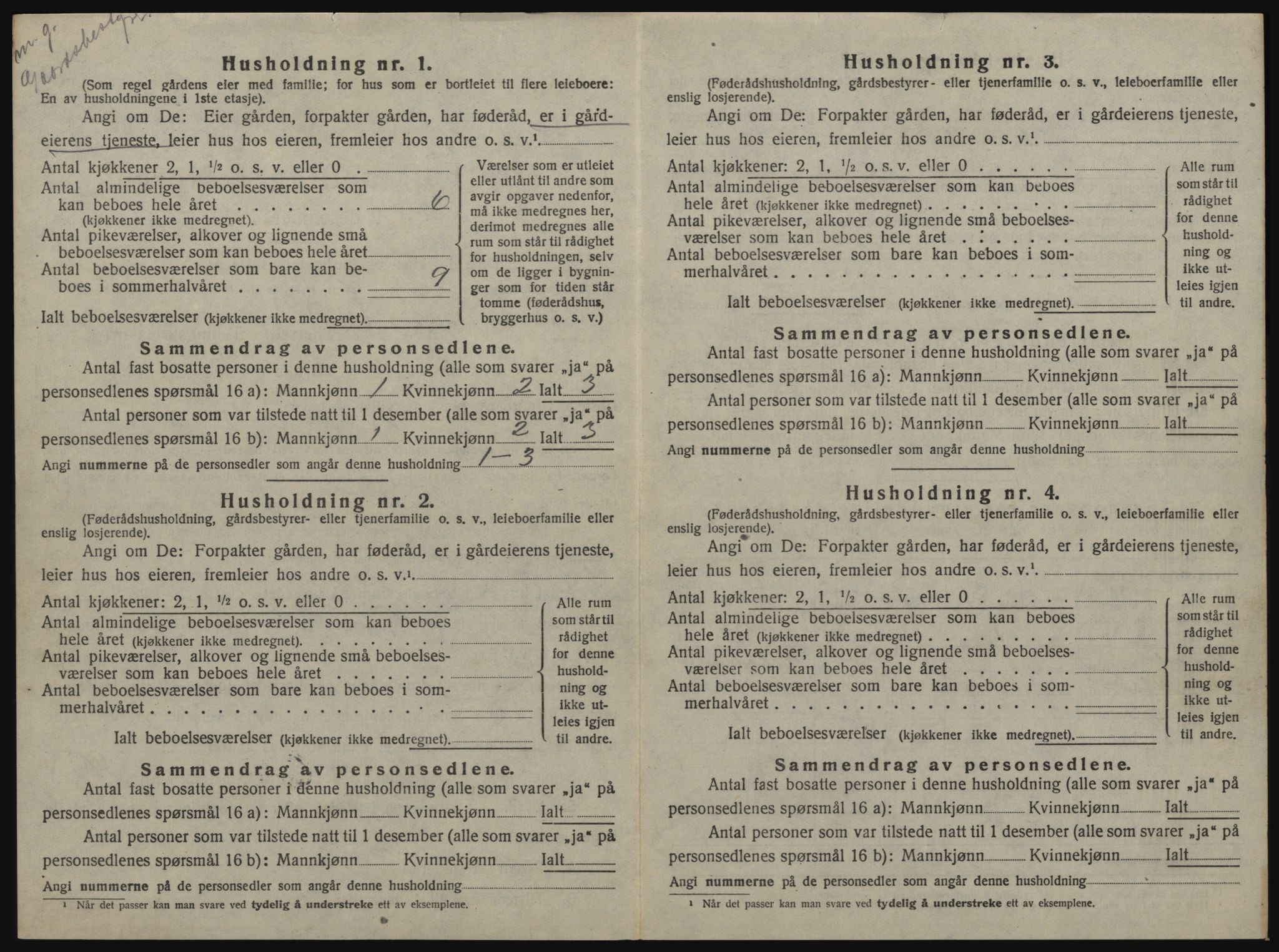 SAT, 1920 census for Malvik, 1920, p. 47