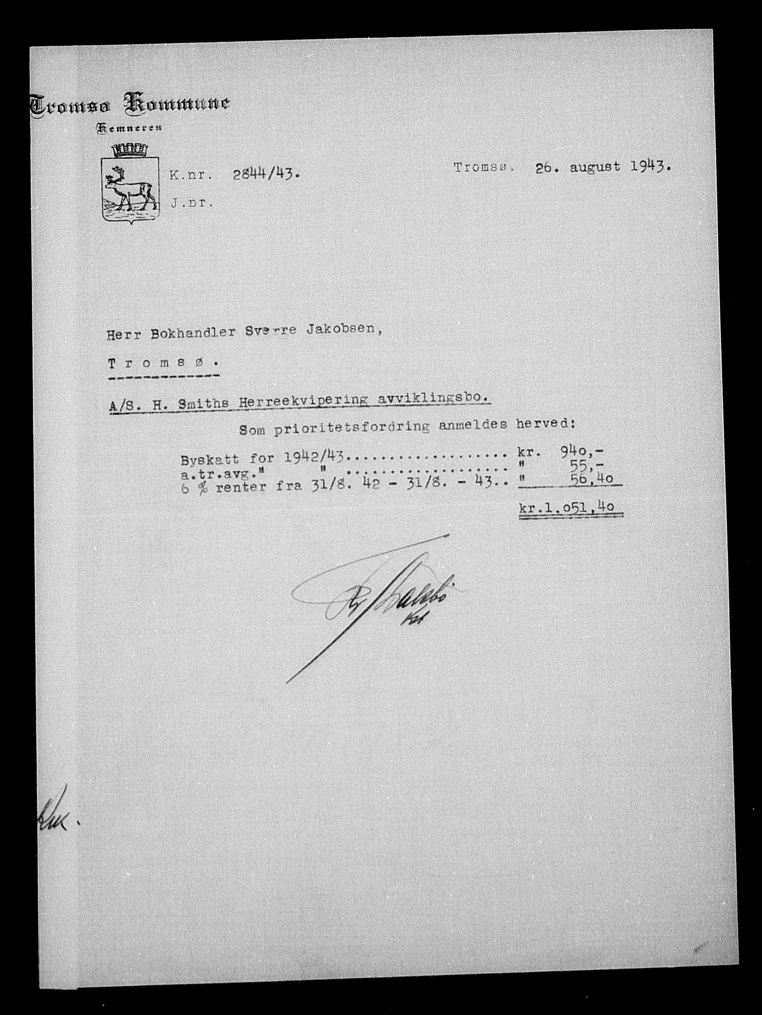 Justisdepartementet, Tilbakeføringskontoret for inndratte formuer, AV/RA-S-1564/H/Hc/Hcb/L0916: --, 1945-1947, p. 436